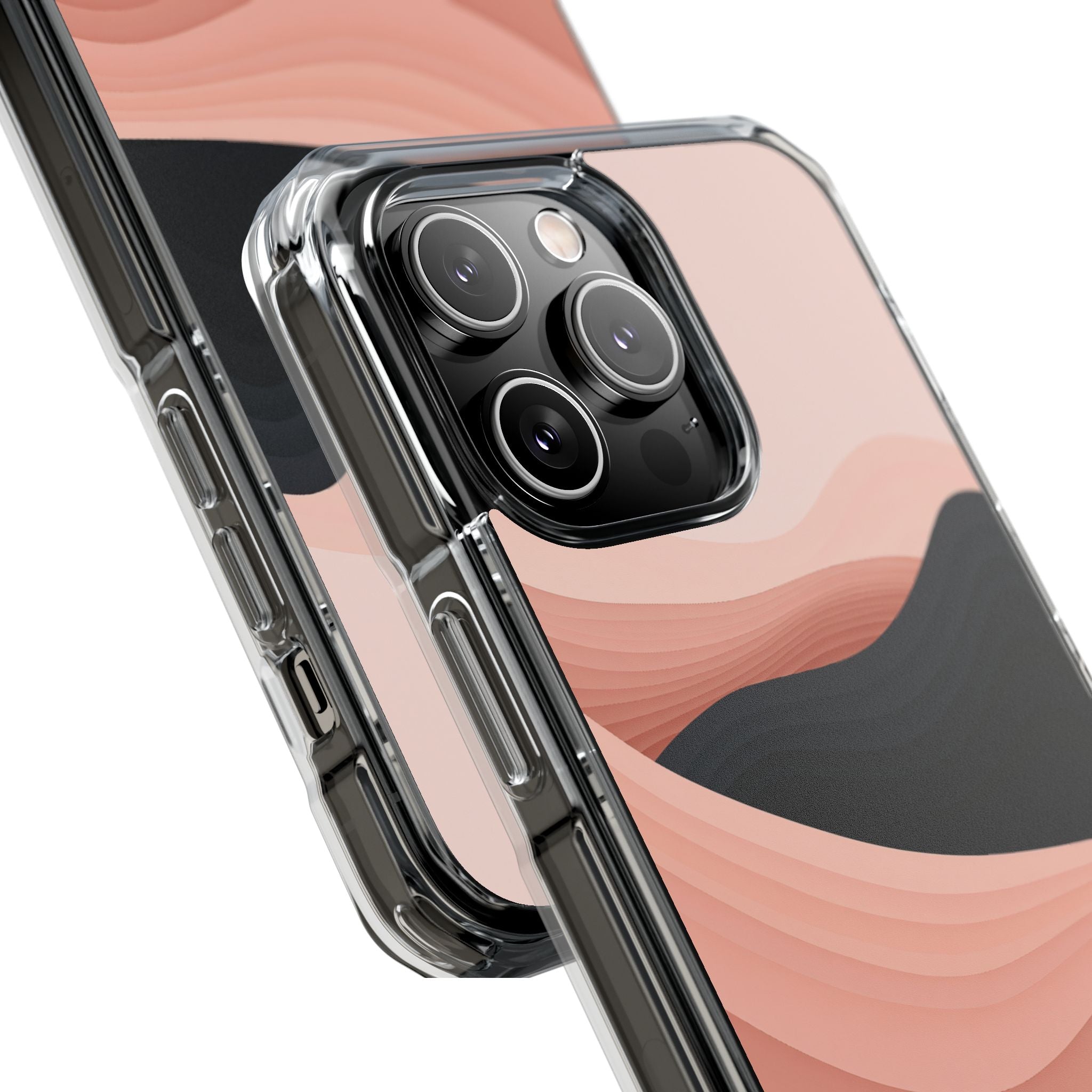 Pink Impact MagSafe Phone Case for iPhone - Dune Shadow Layers