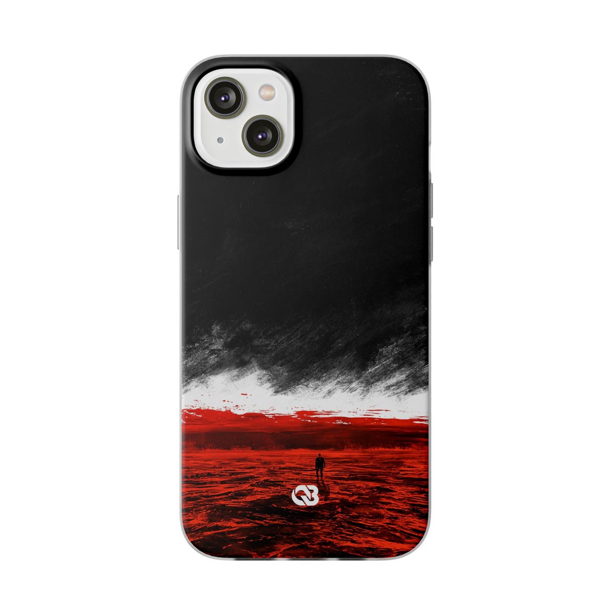 Crimson Horizon · Lite Phone Case for iPhone · Black