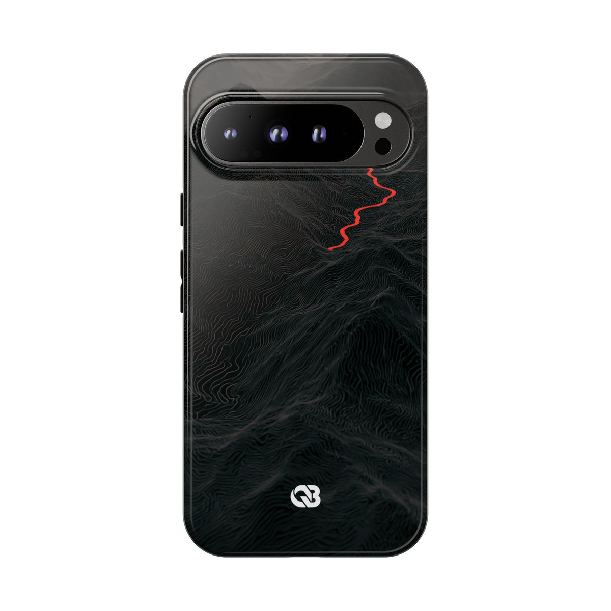 Crimson Ridge Pass · Tough Phone Case for Pixel · Black