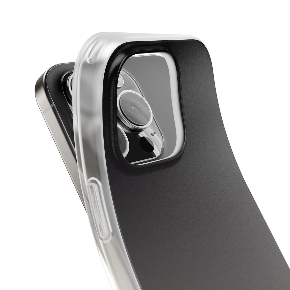 Obsidian Fade · Lite Phone Case for iPhone · Black