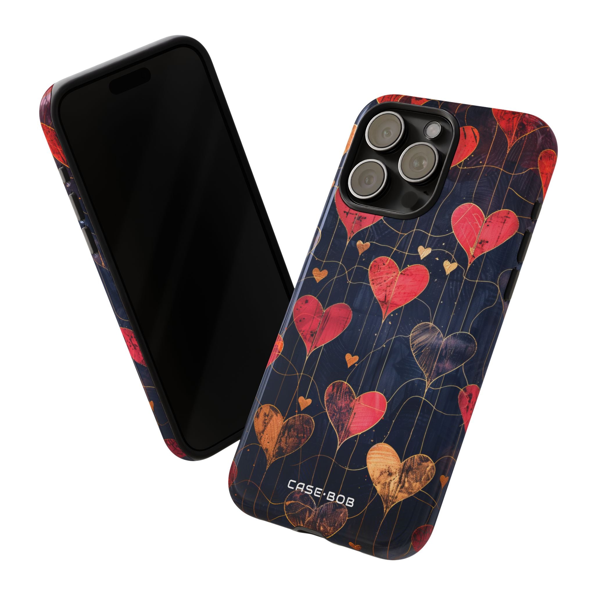 Golden Hearts Network iPhone 15 Pro Max Case - Tough