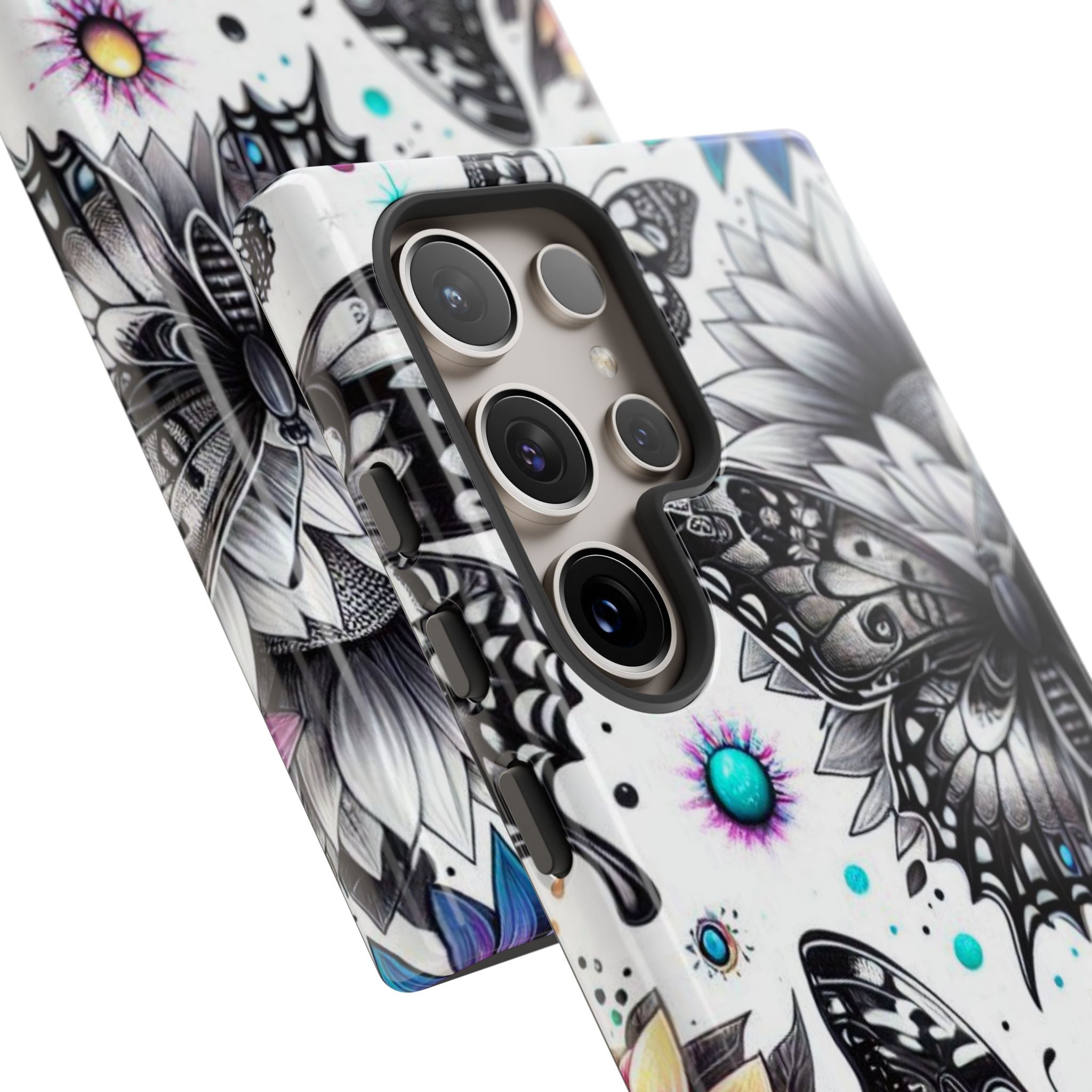 Butterfly Bloom Samsung S24 Ultra Skal - Tough