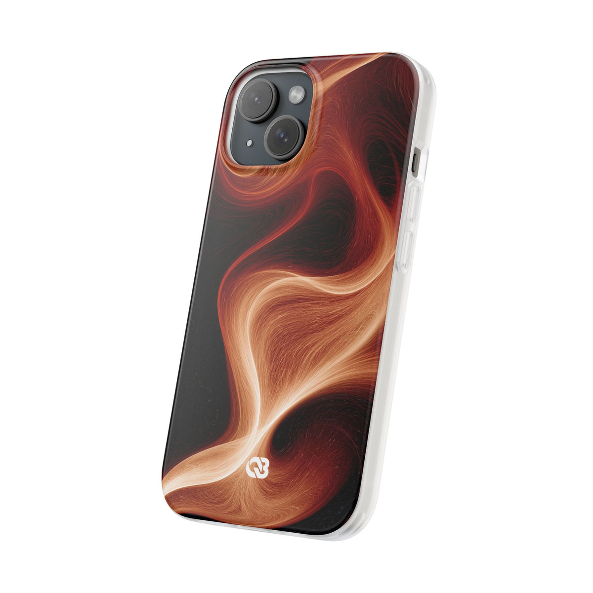 Solar Ember Flow · Lite Phone Case for iPhone · Orange