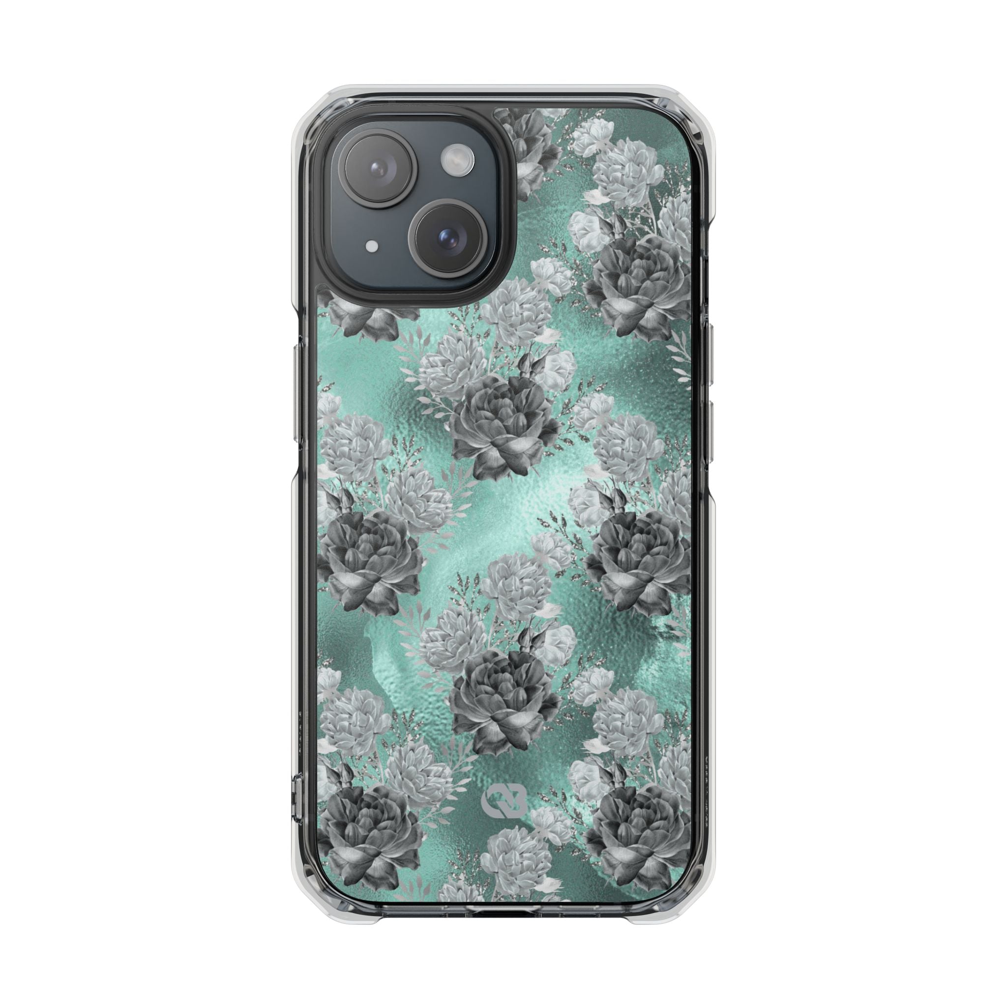 Frost Mint Floral · Custodia Impact per iPhone · Magsafe
