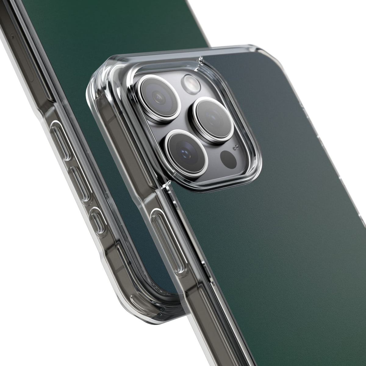 Deep Forest Nocturne · Clear Impact Magnetic Phone Case for iPhone · Green
