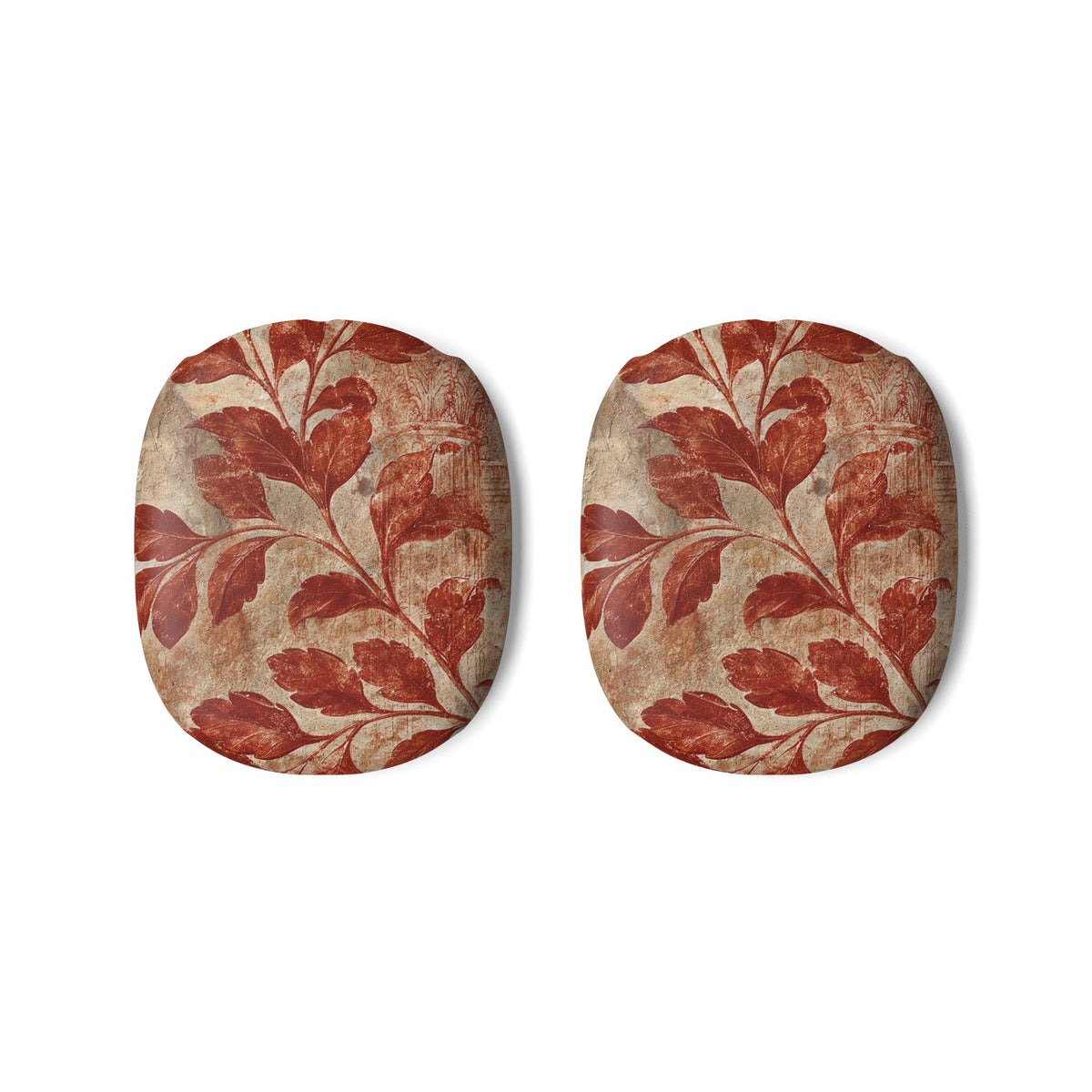 Terracotta Botanical Fresco · Hard Case for AirPods Max · Red