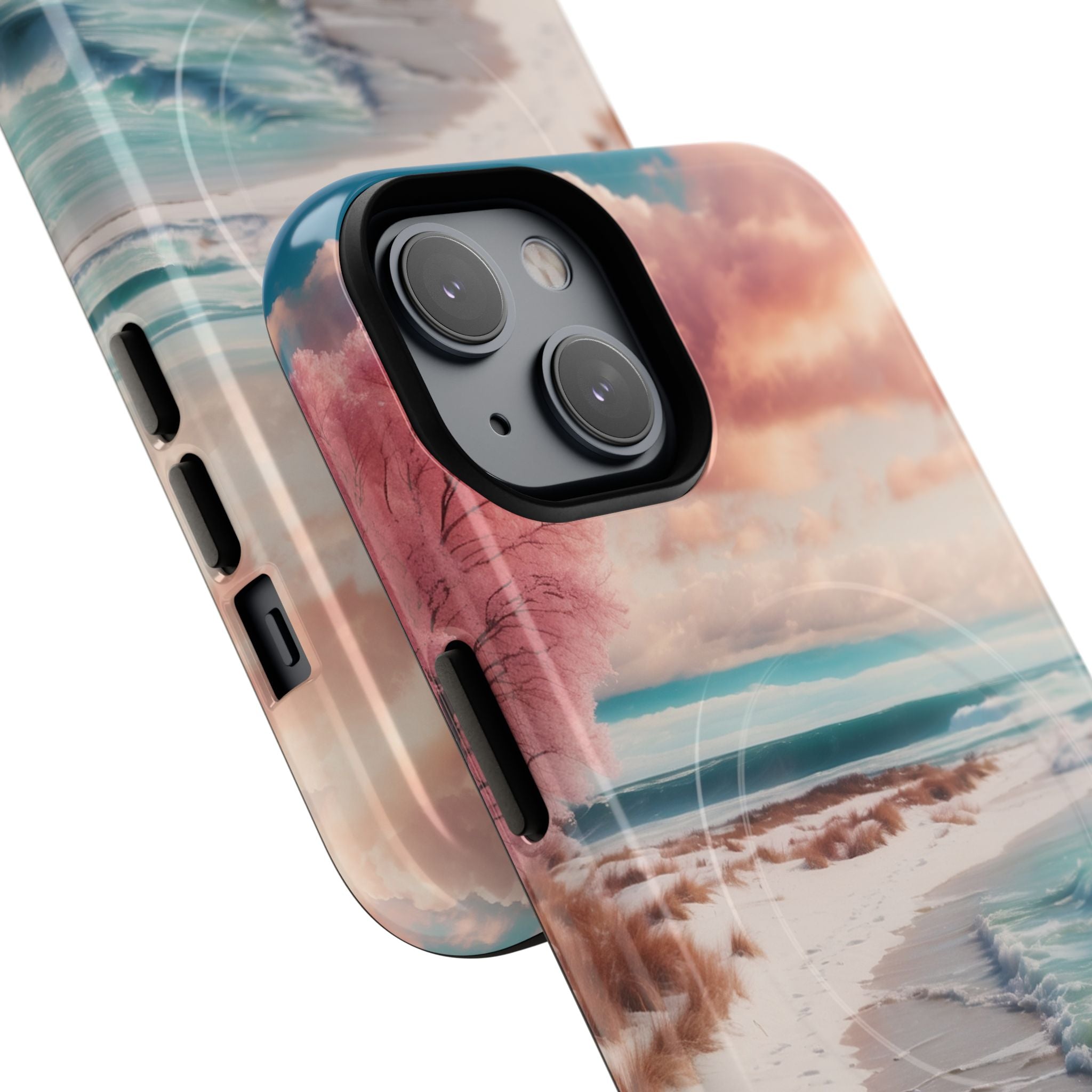 Pink Tree Breeze iPhone 14 Case - Tough+