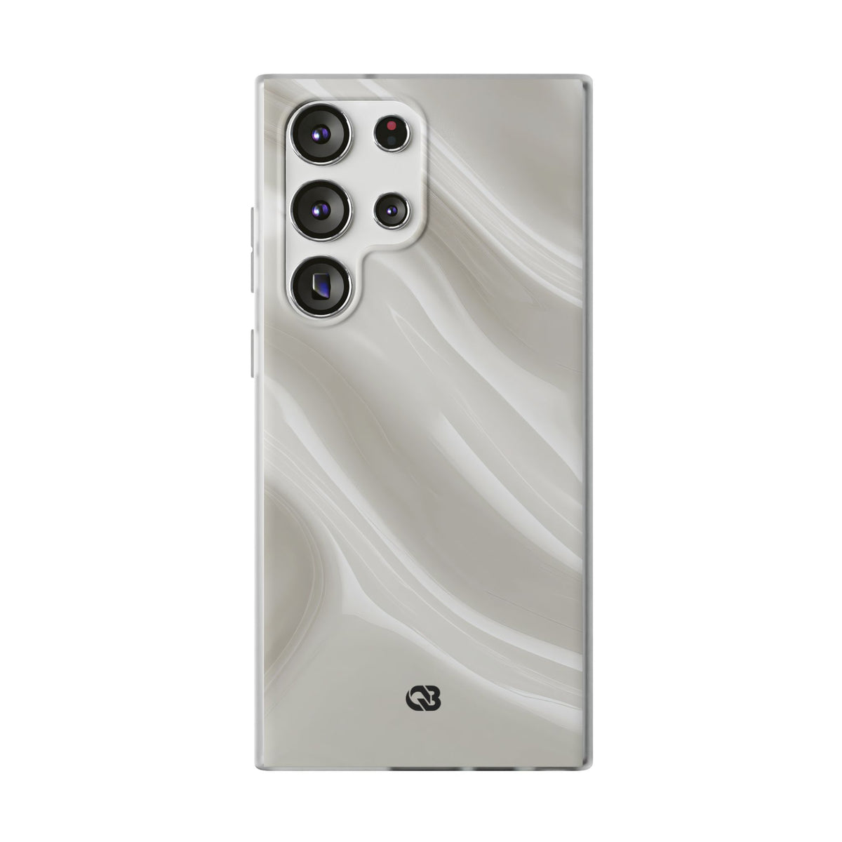 Liquid Enamel Fold · Lite Phone Case for Samsung · White
