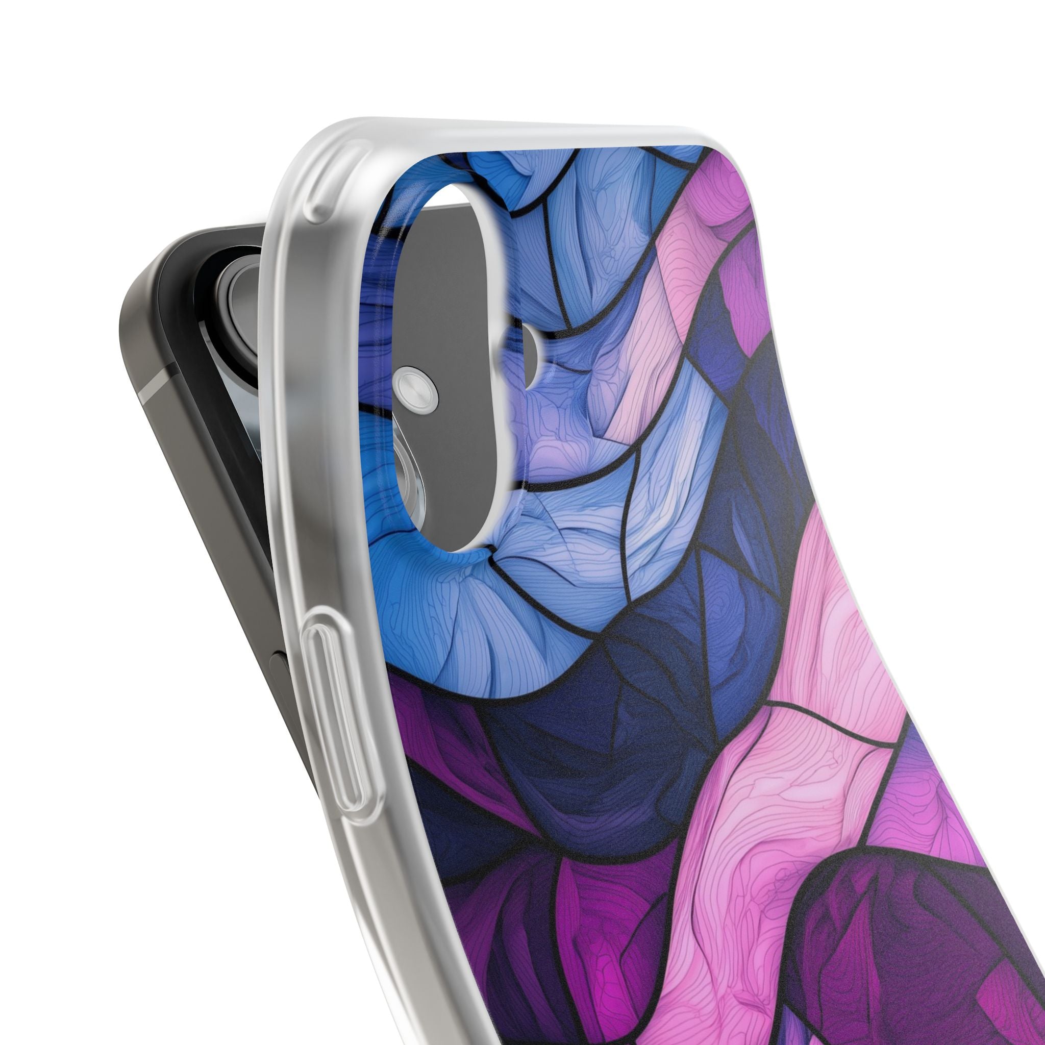 Wavelike Glow iPhone 16 Plus Case - Soft