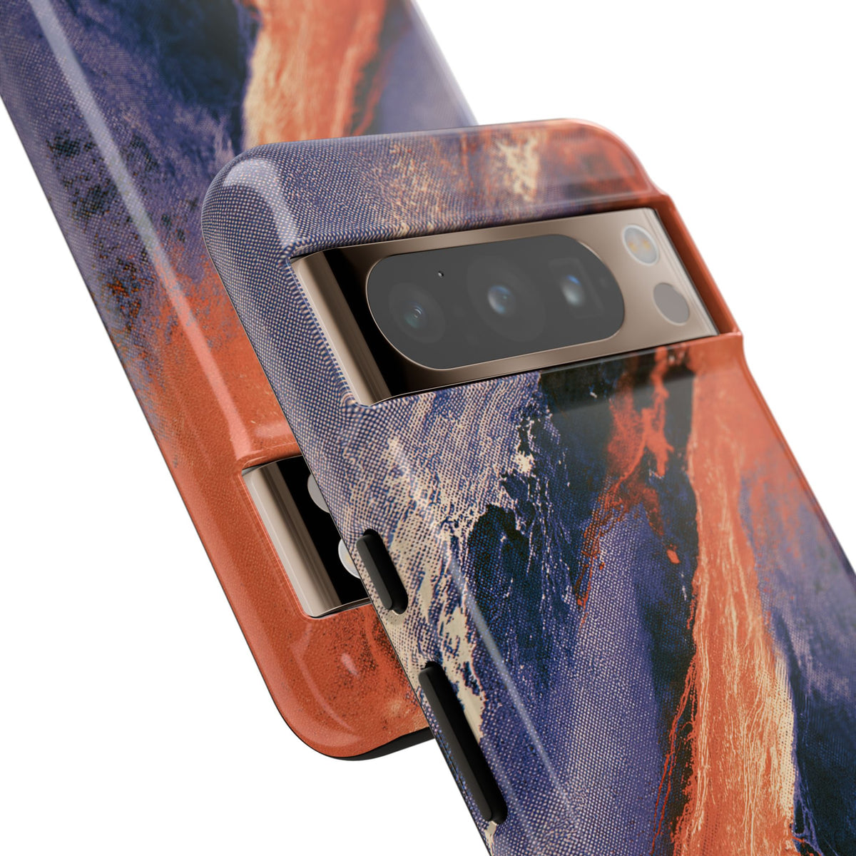 Solar Aura Drift · Tough Phone Case for Pixel · Orange