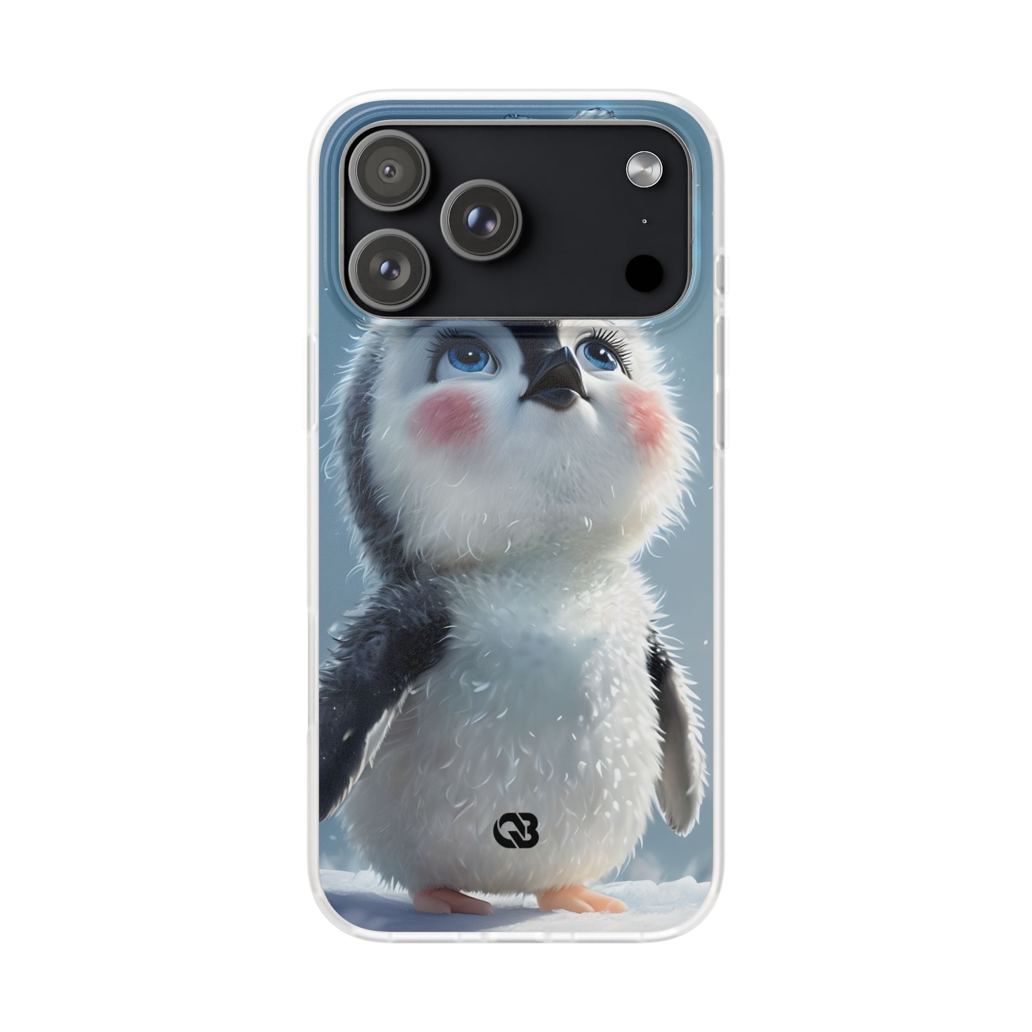 Frosty Penguin Glow · Soft Coque de téléphone pour iPhone