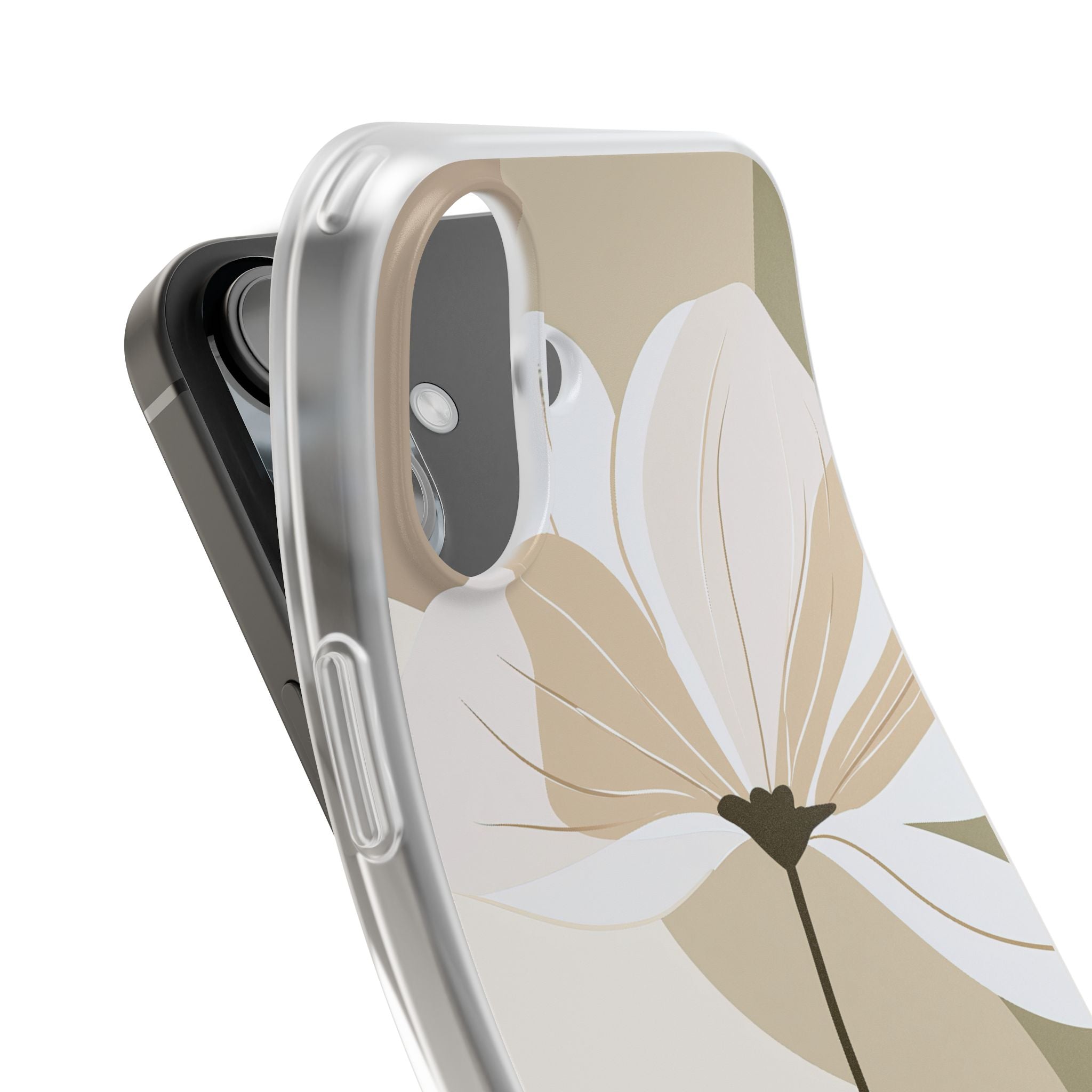Beige Lite Phone Case for iPhone - Sage Linen Magnolia