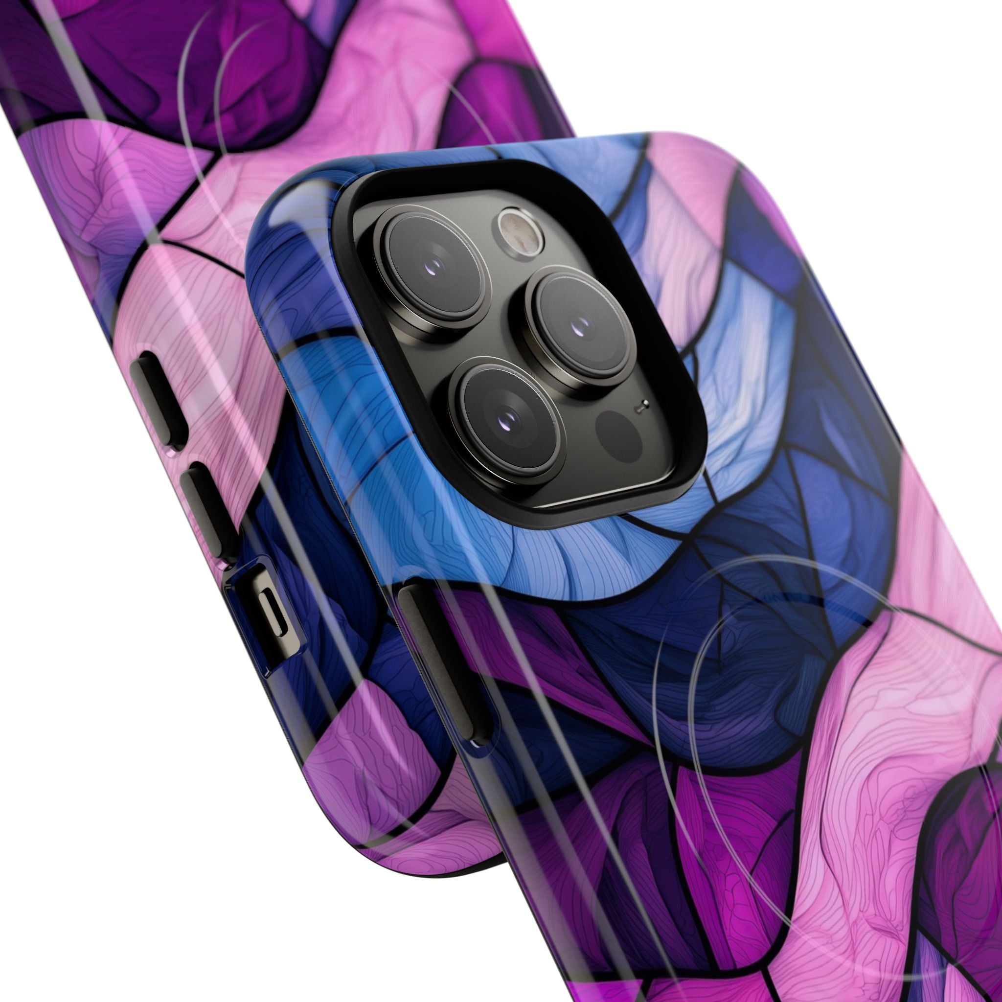 Wellenartiger Glow iPhone 14 Pro Max Case - Tough+