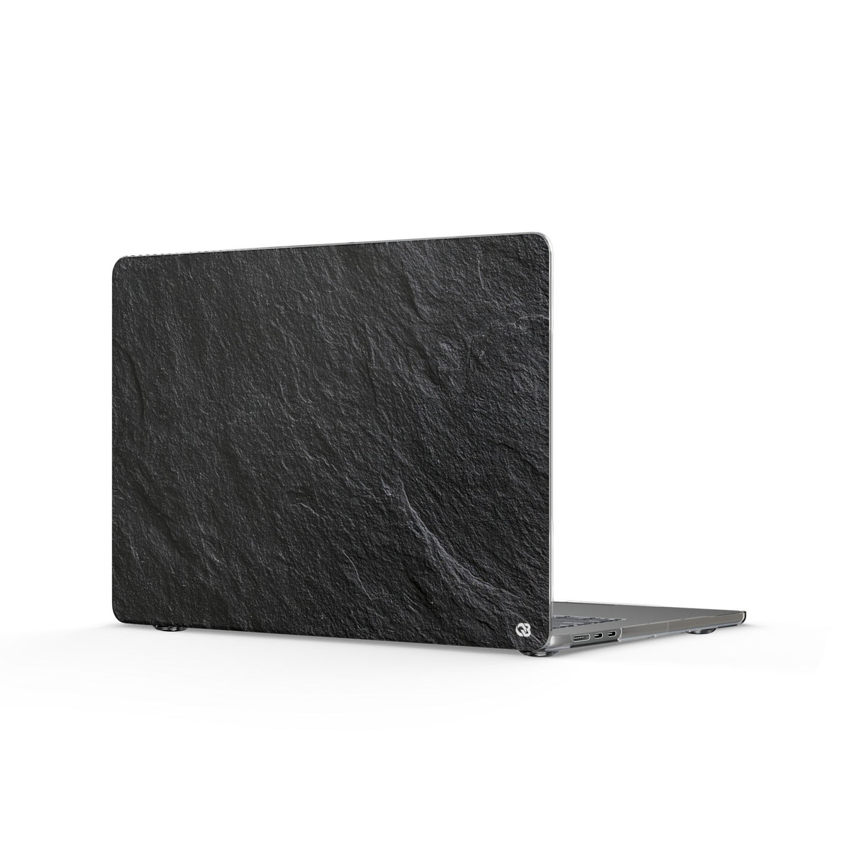 Obsidian Slate · Clear Hard Case for MacBook · Black