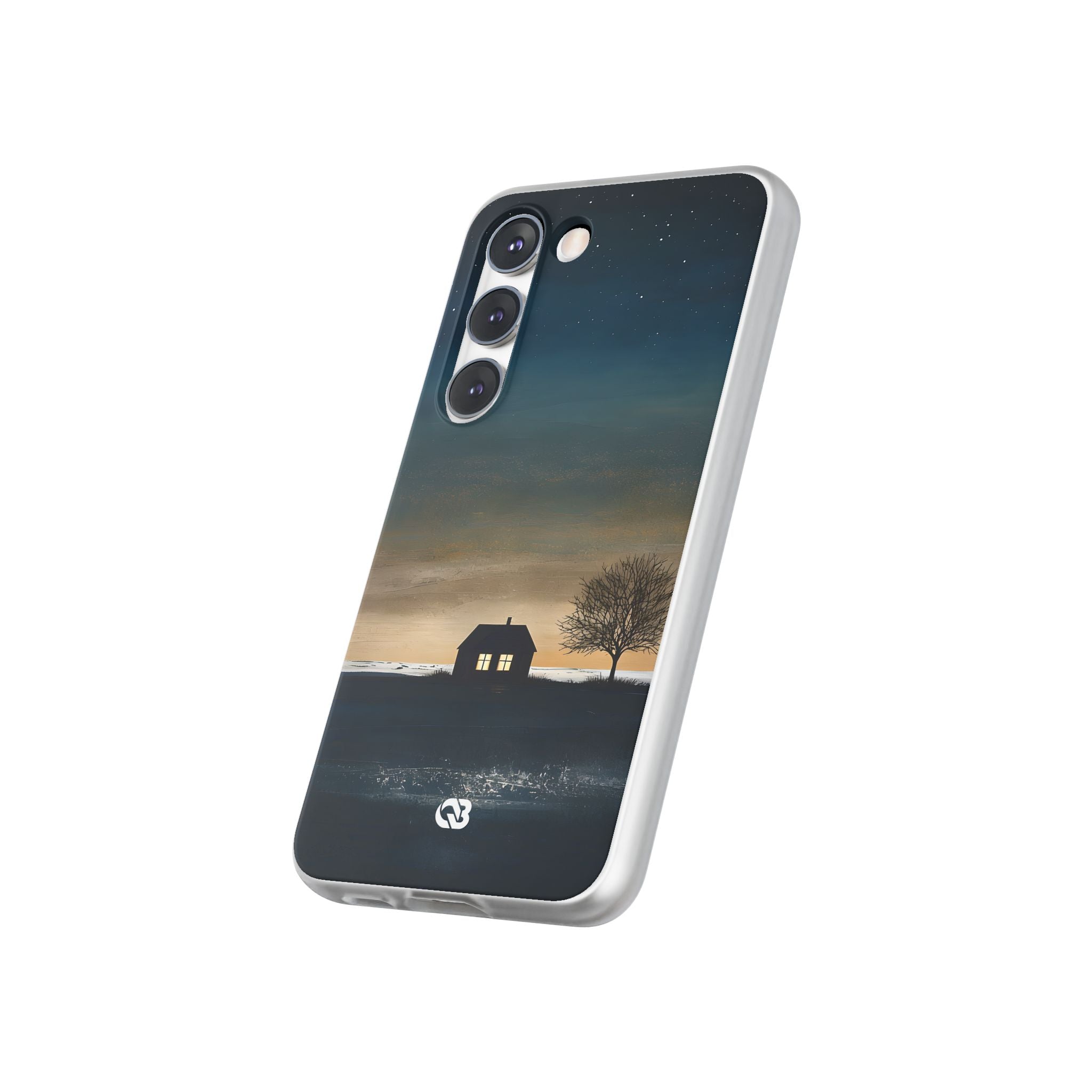 Midnight Cabin Glow · Soft Phone Case for Samsung