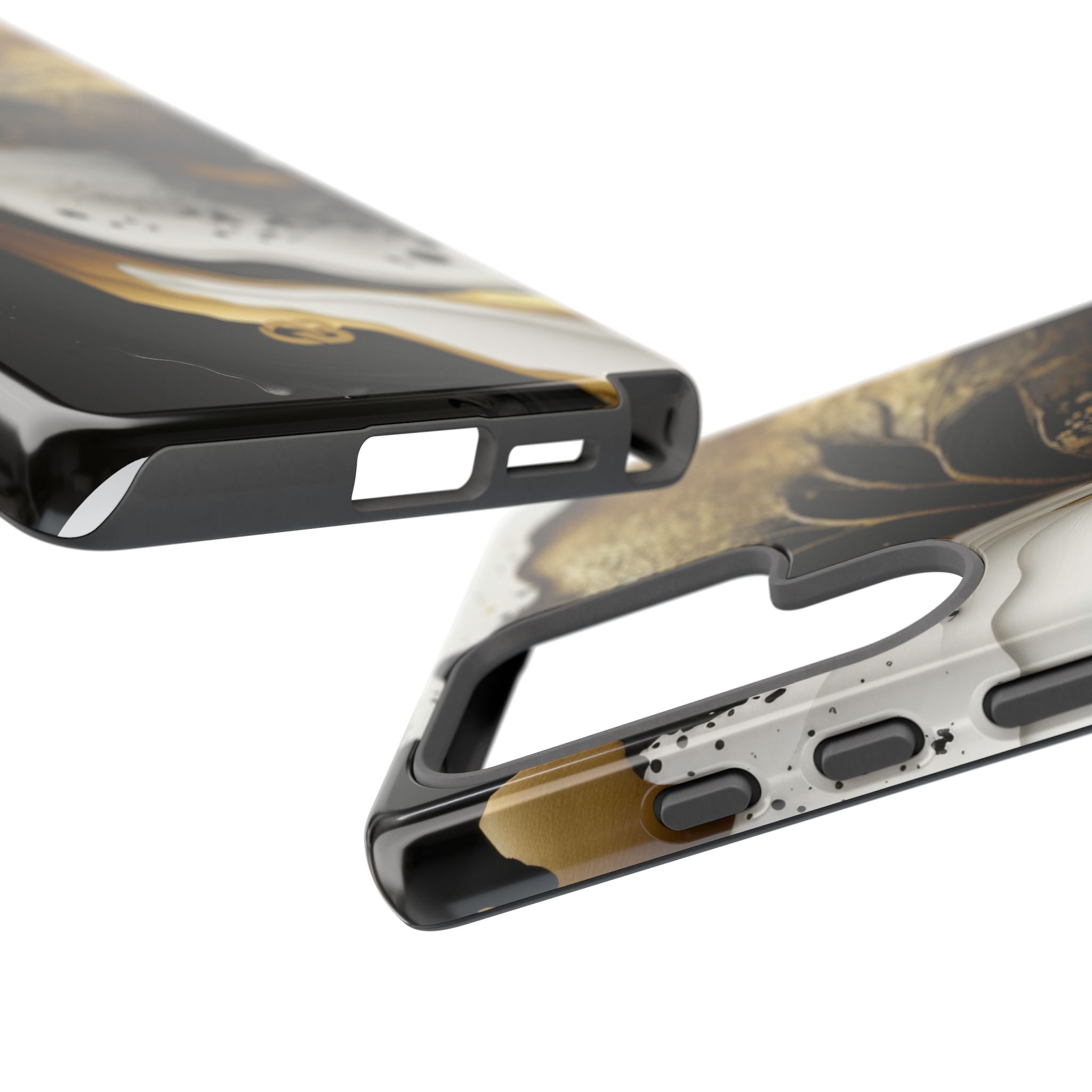 Molten Onyx Gold · Tough Coque de téléphone pour Samsung