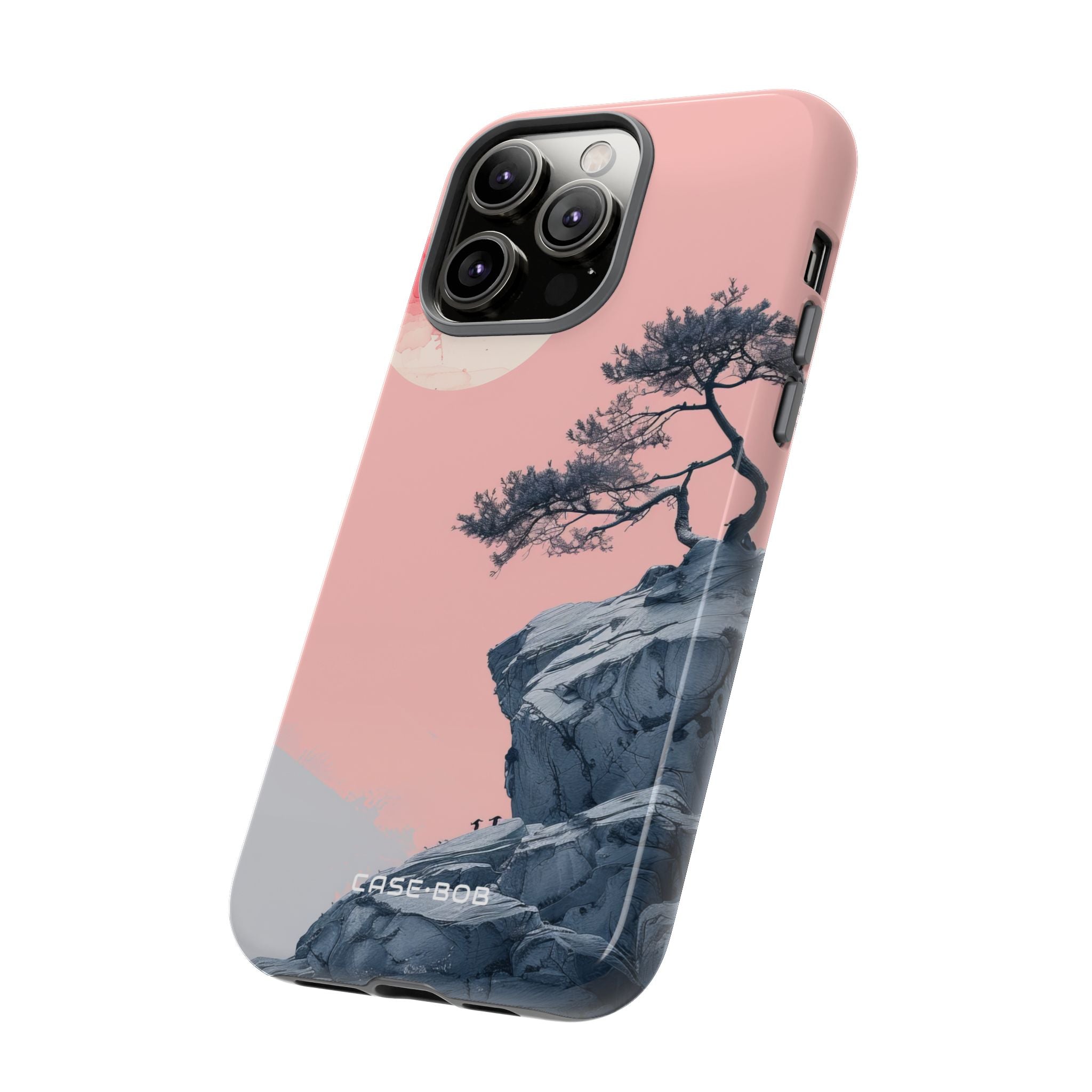 Crimson Moon Tree iPhone 14 Pro Max Case - Tough