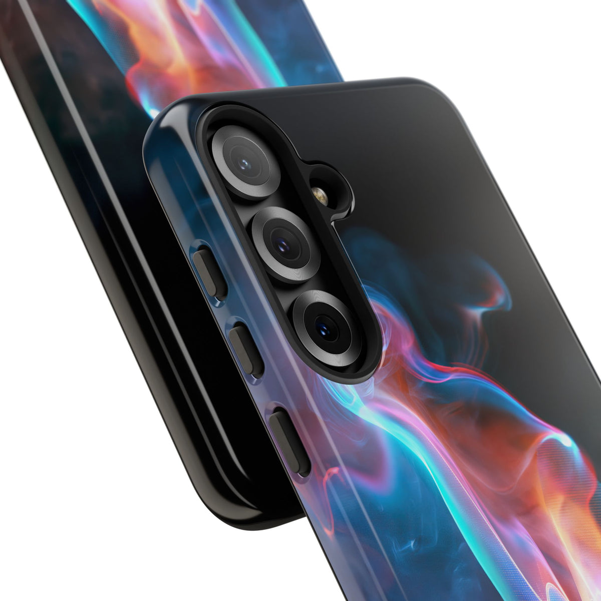 Neon Waveform · Tough Phone Case for Samsung · Black