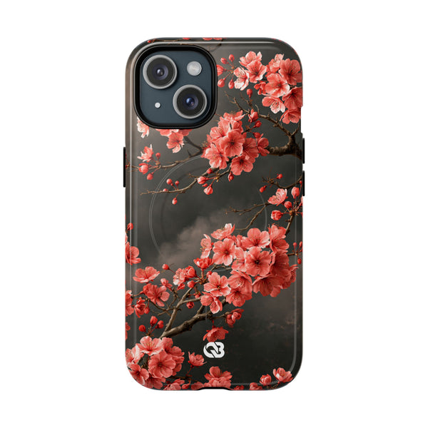Dark Sakura Nocturne · Tough 2.0 Magnetic Phone Case for iPhone · Black