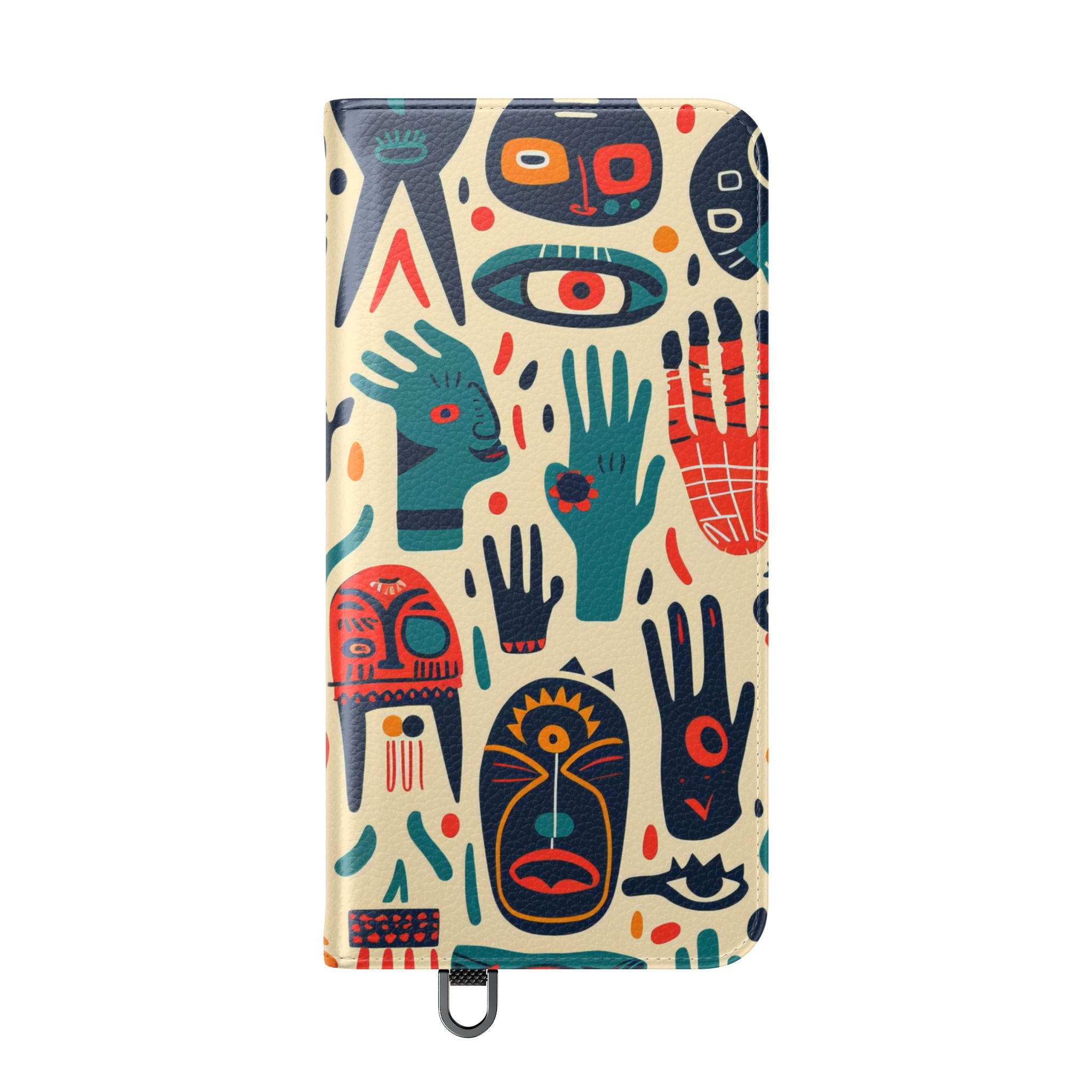 Tribal Faces - Samsung S25+ Case - Wallet