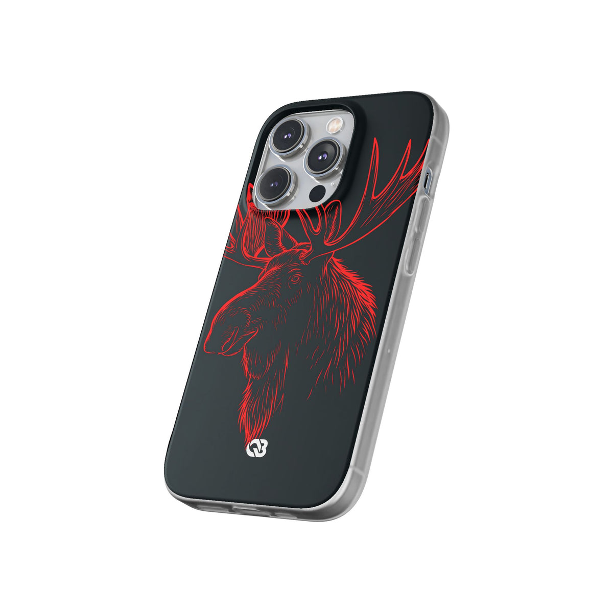 Nordic Elk · Lite Phone Case for iPhone · Black