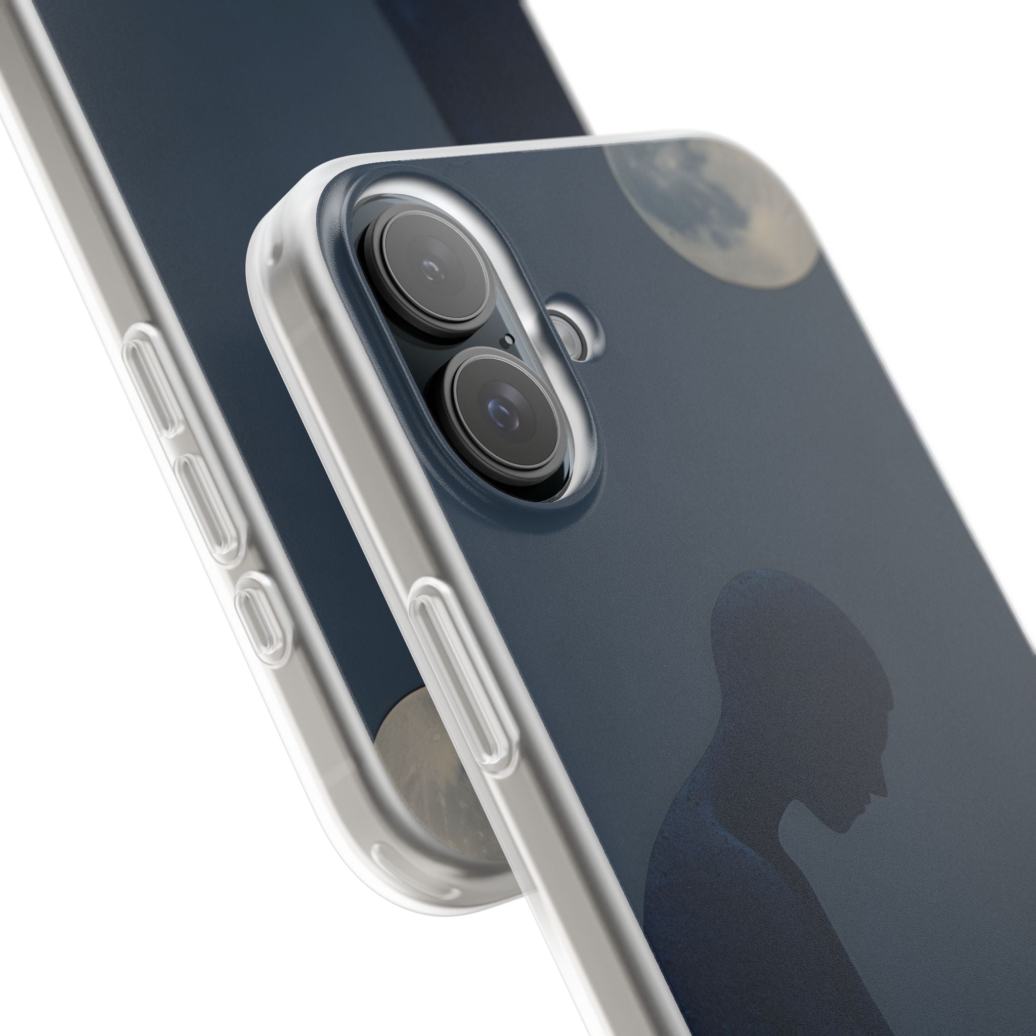 Moonlit Contemplation iPhone 16 Plus Case - Soft