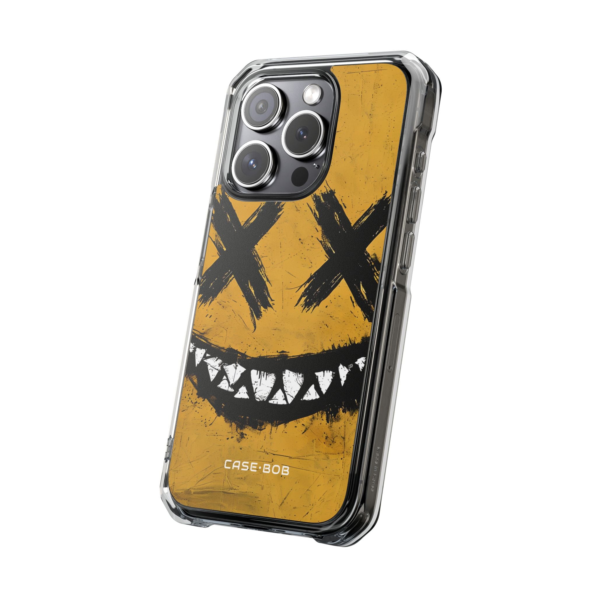 Jagged Smile Yellow iPhone 15 Pro Case - Impact