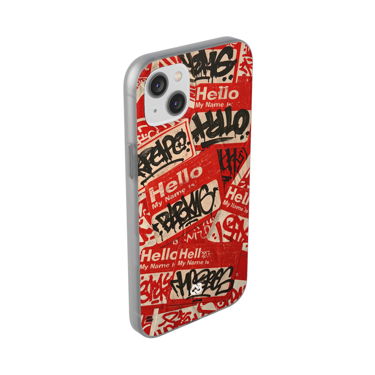 Slap Tag Collage · Lite Phone Case for iPhone · Red