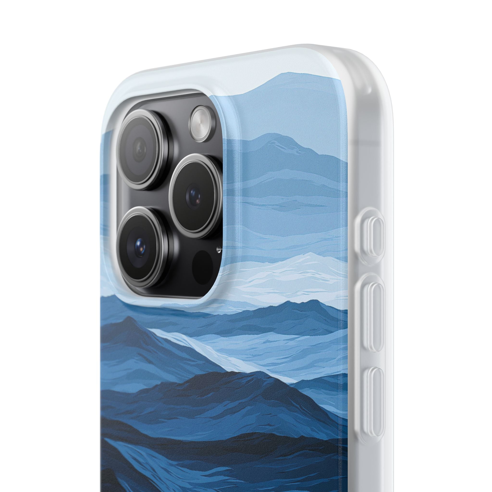 Blue Lite Phone Case for iPhone - Cobalt Ridge Tides