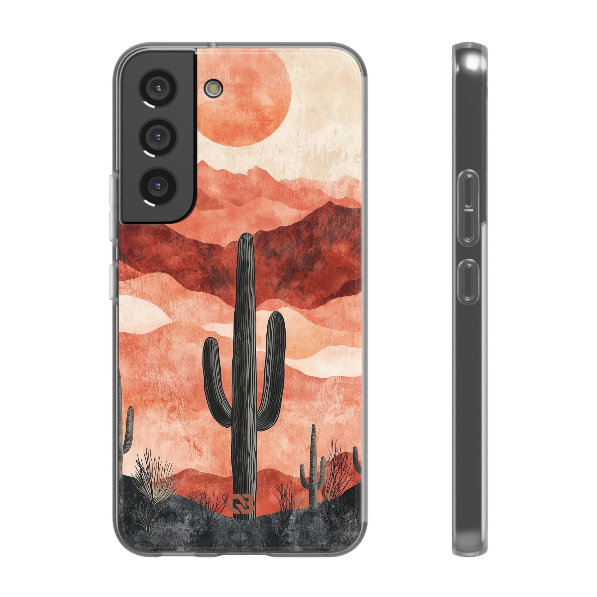Terracotta Desert Sun · Soft Phone Case for Samsung