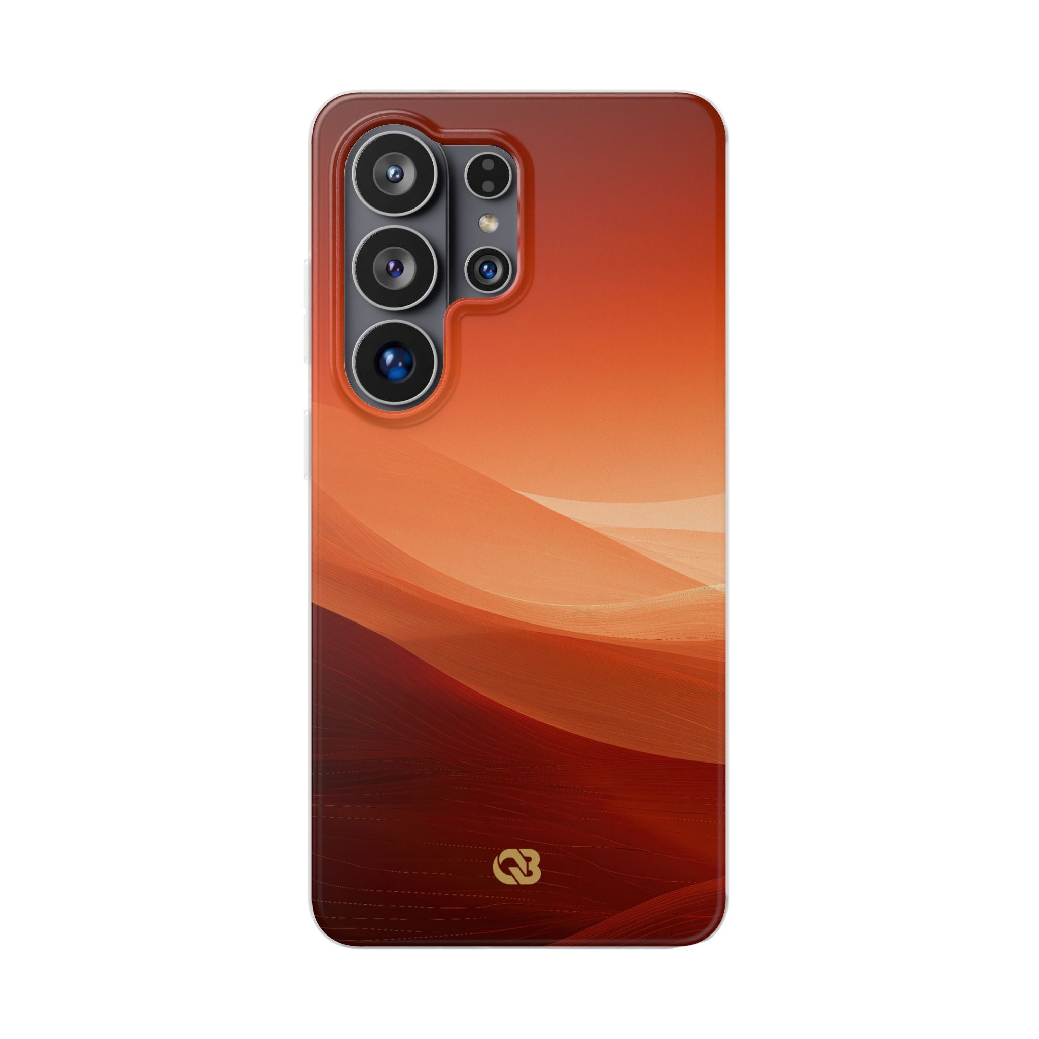 Orange Lite Phone Case for Samsung - Crimson Dune Gradient