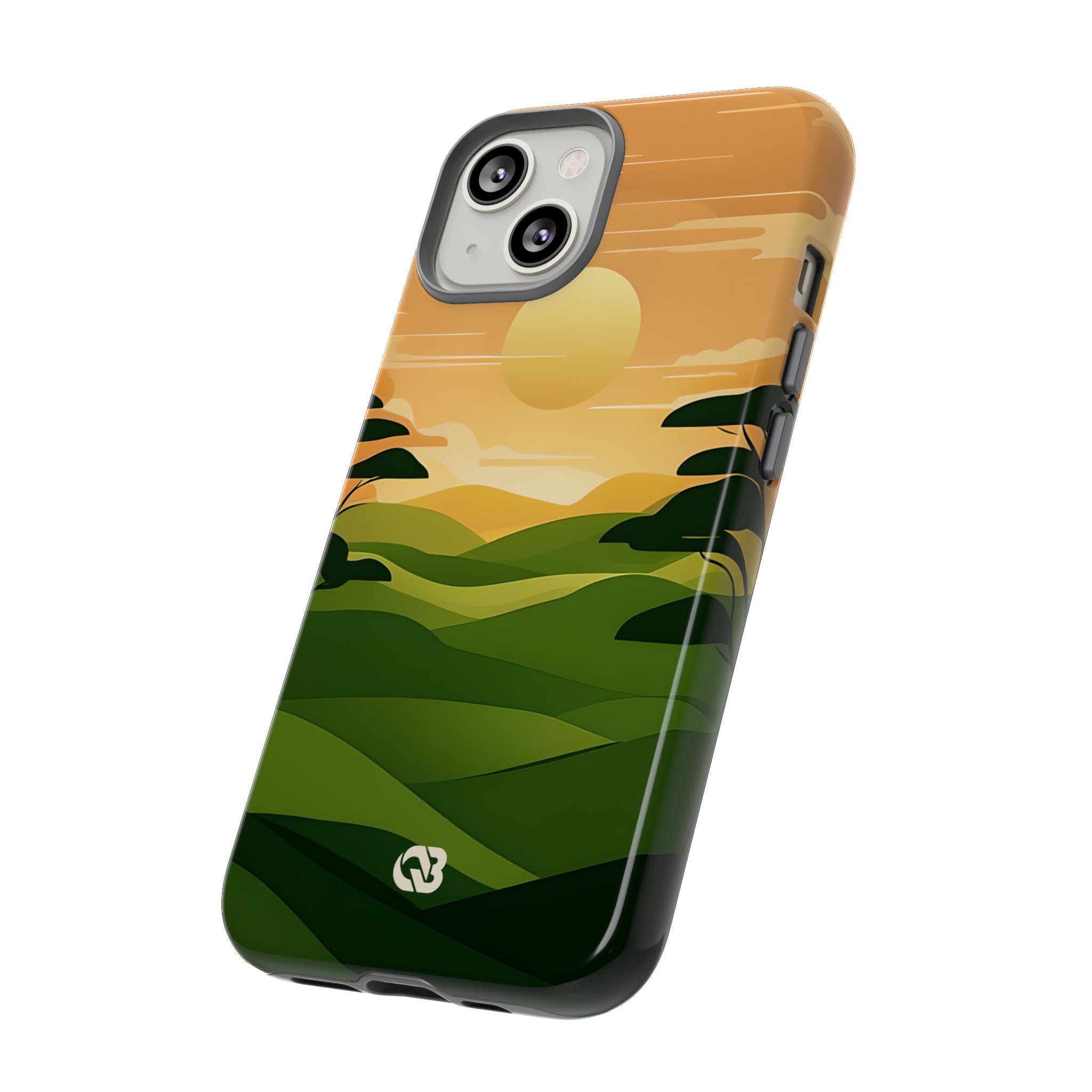 Verdant Horizon Sun · Tough Phone Case for iPhone