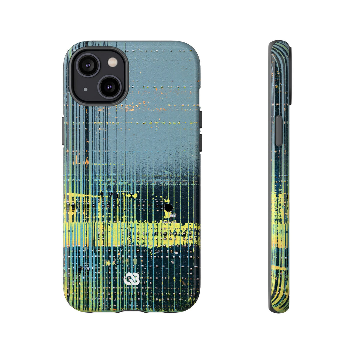 Acid Raster Circuit · Tough Phone Case for iPhone · Teal