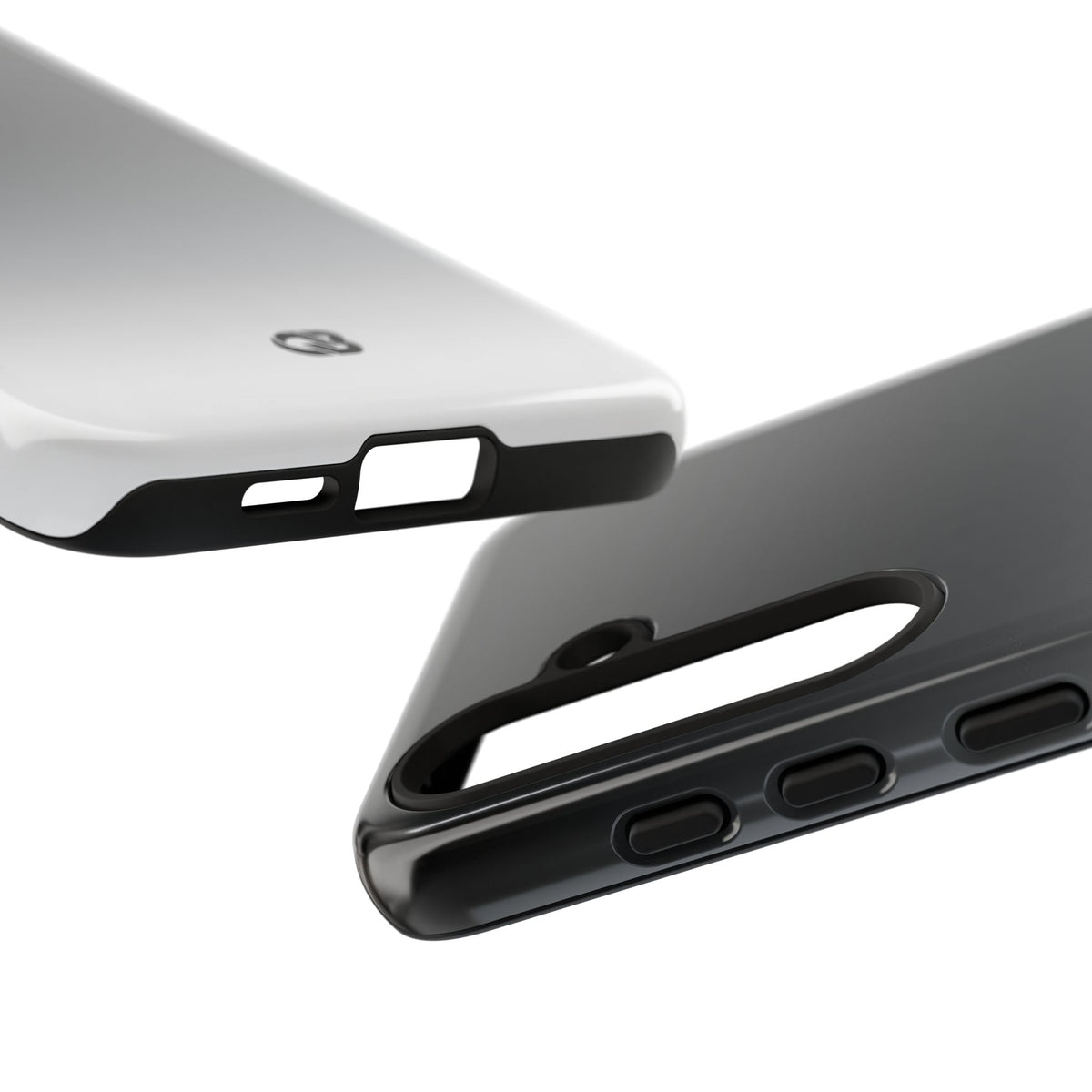 Noir Ombre Fade · Tough Phone Case for Samsung · Black