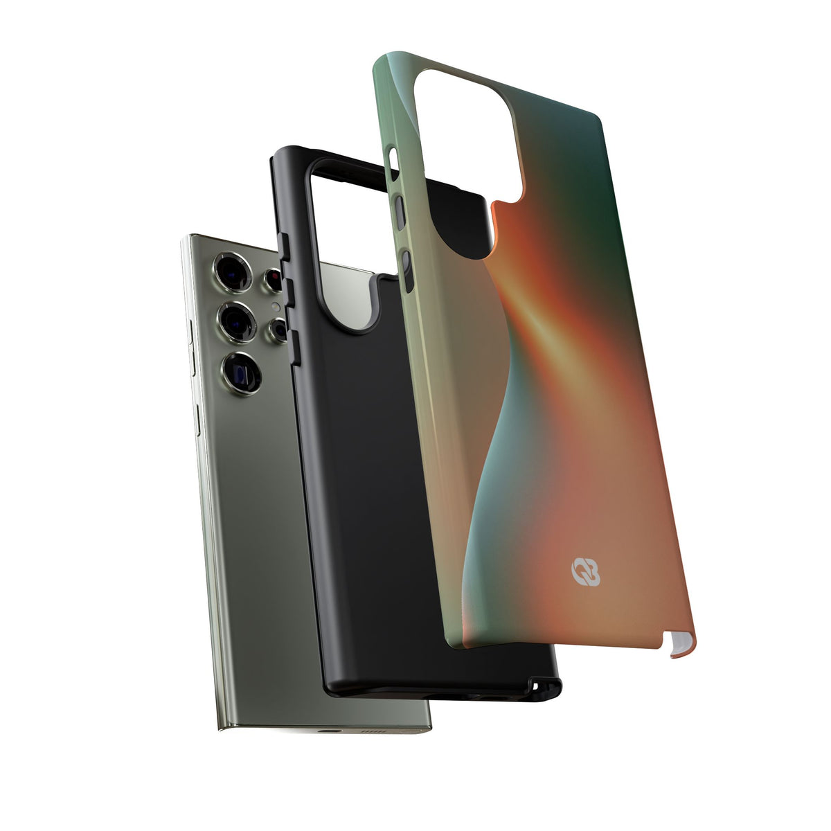 Radiant Contour · Tough Phone Case for Samsung · Orange
