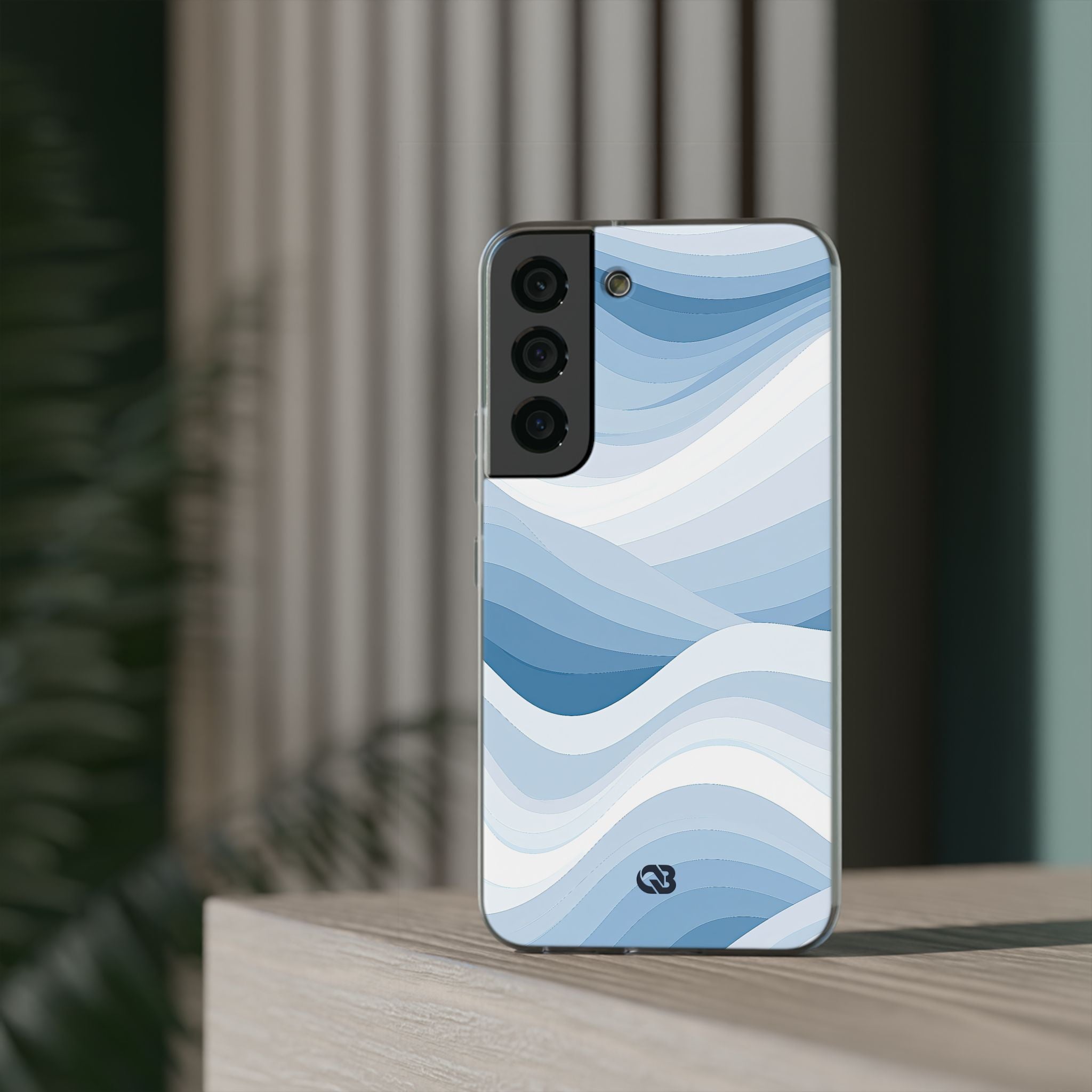 Blue Lite Phone Case for Samsung - Glacial Indigo Flow