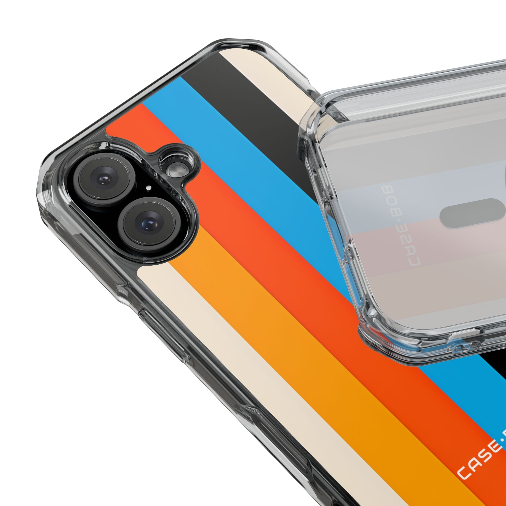 Vivid Stripe Harmony iPhone 16 Case - Impact
