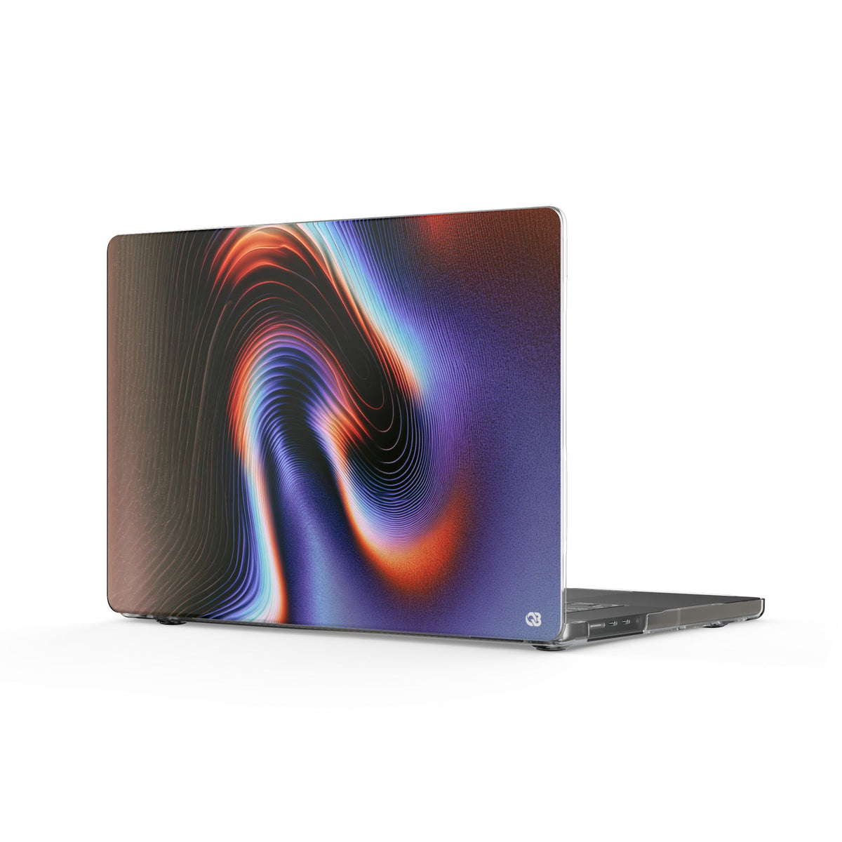 Prismatic Resonance · Clear Hard Case for MacBook · Purple