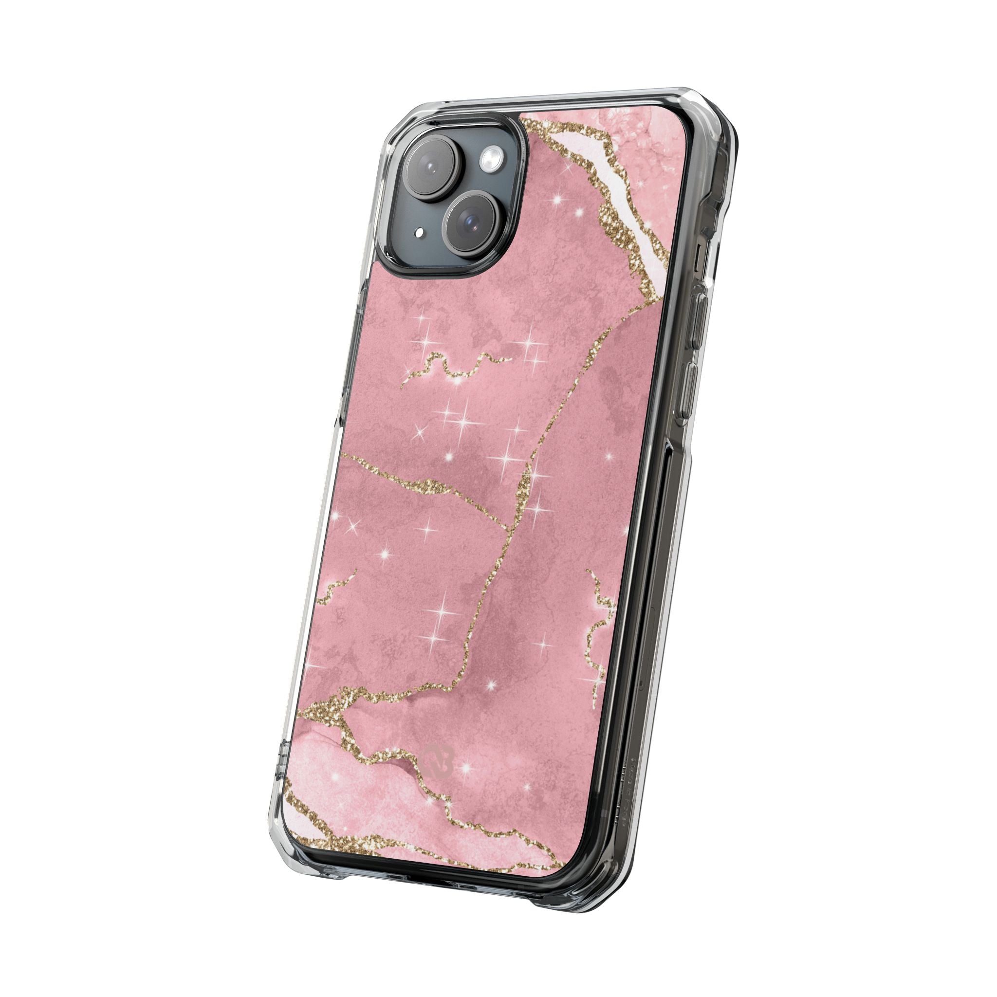 Rose Sparkle Marble · Impact Coque de téléphone pour iPhone · Magsafe