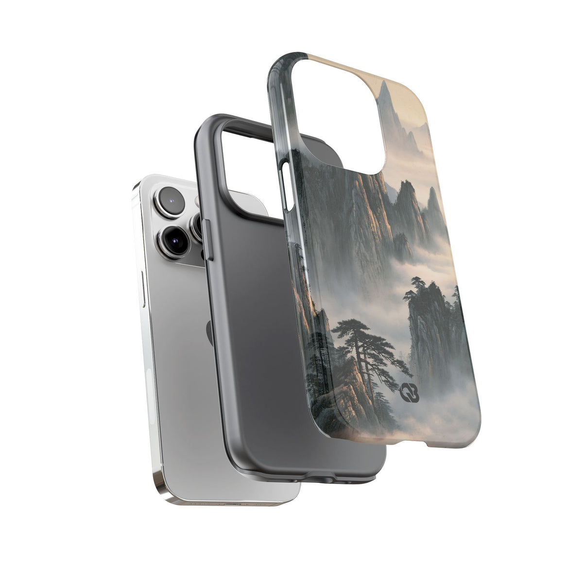 Sacred Mountain Mist · Tough Phone Case for iPhone · Beige