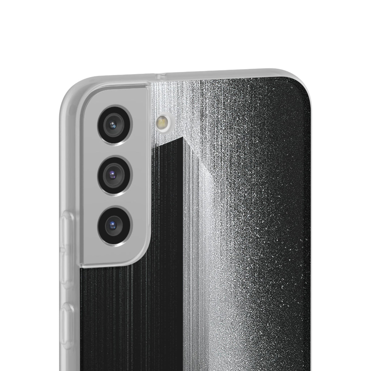 Black Lite Phone Case for Samsung - Brutalist Pixel Monolith