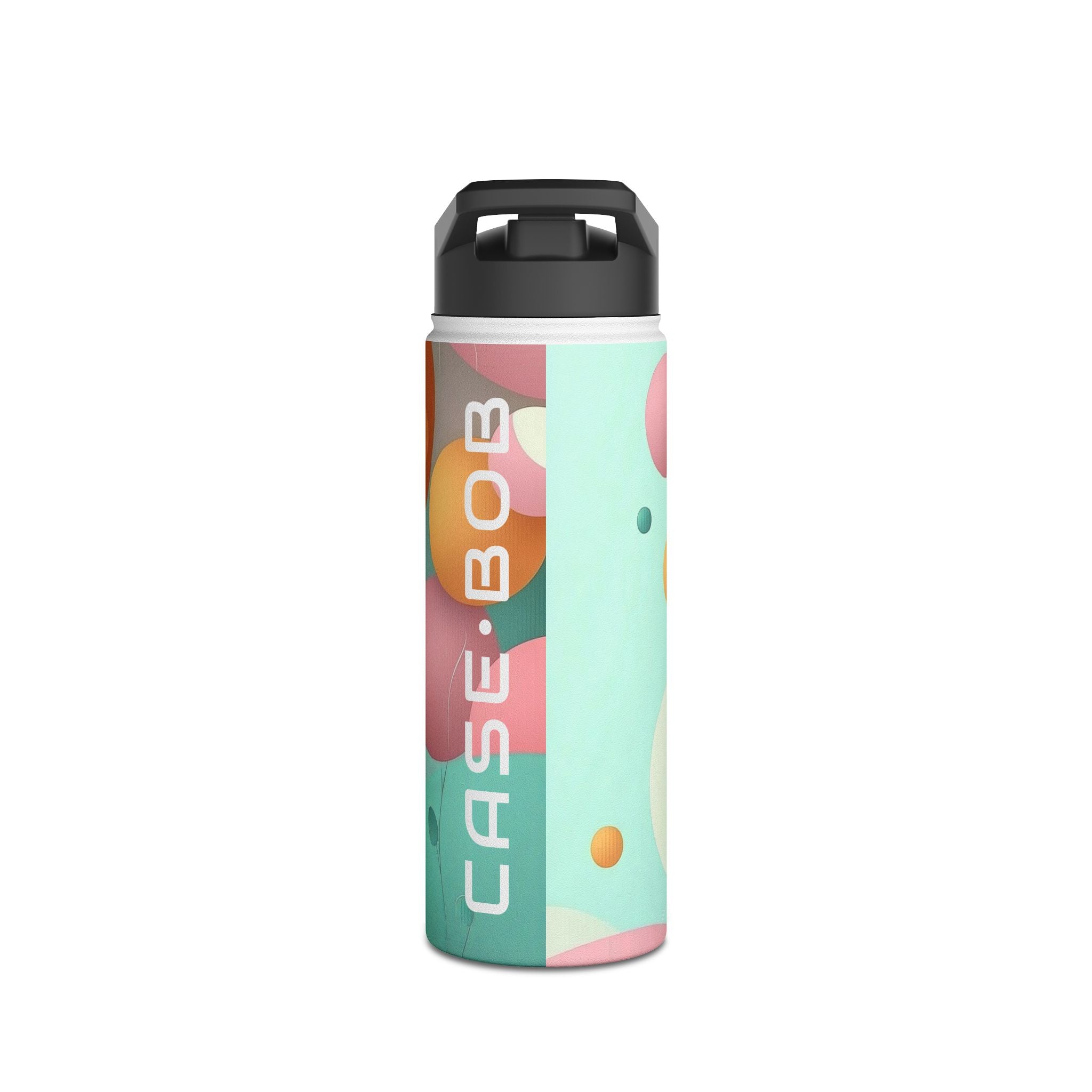 Pastel Circles Flow - Stainless Steel Water Bottle