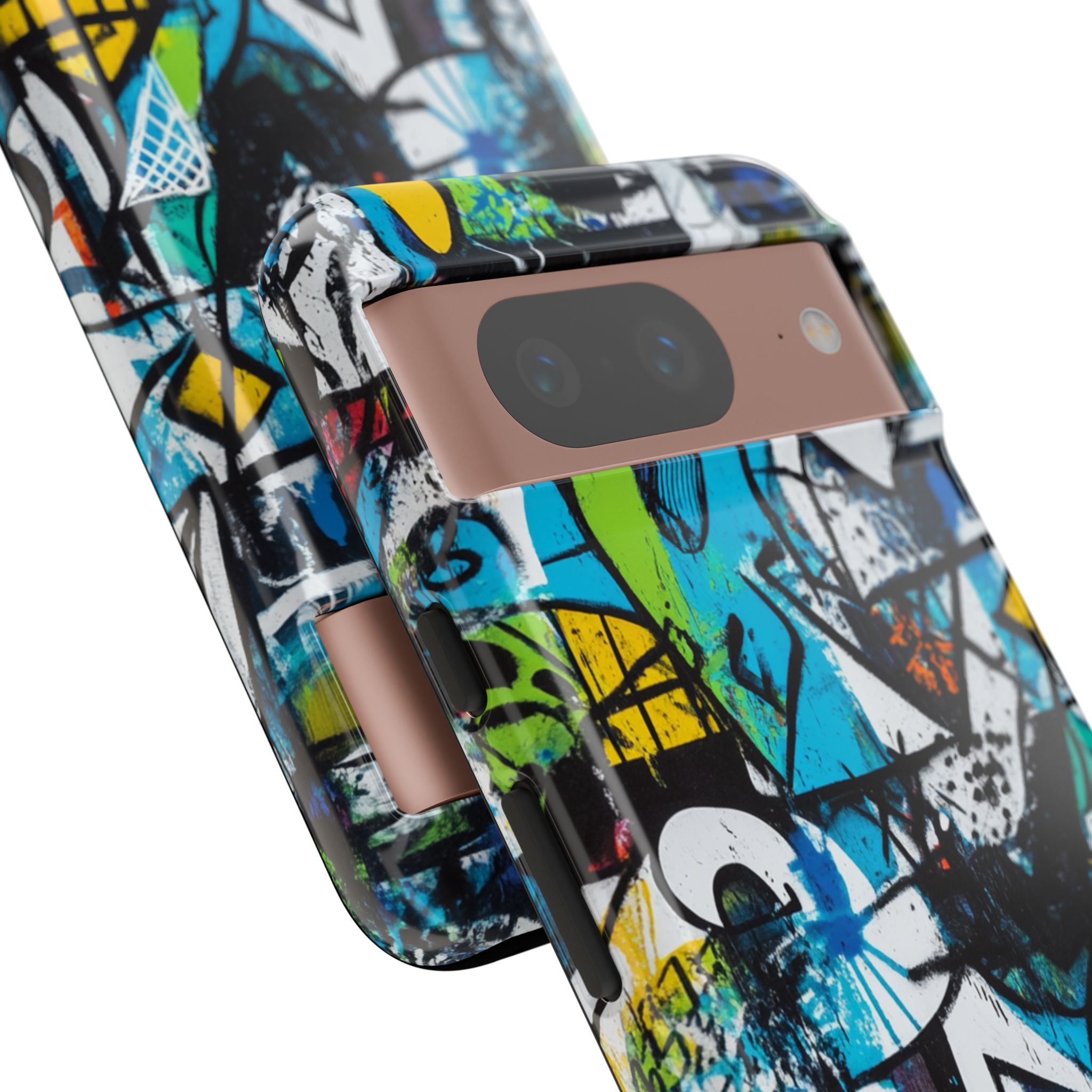 White Ripple Drift Google Pixel 8 Case - Tough