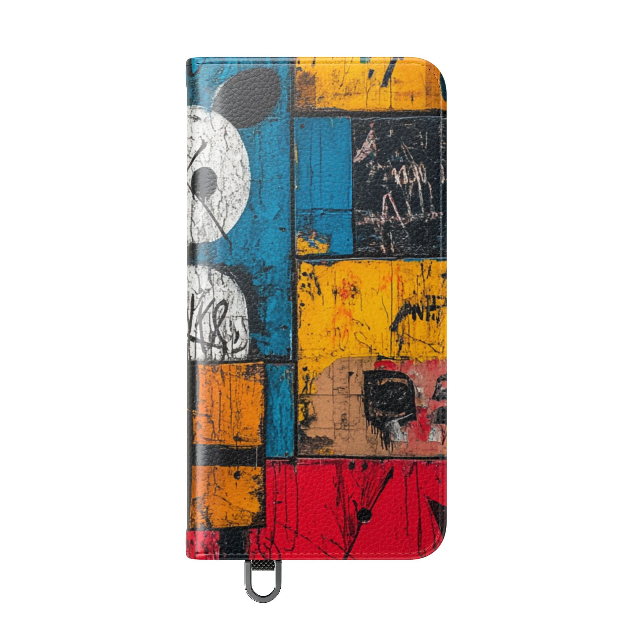 White Orb Graffiti - Samsung S25 Case - Wallet