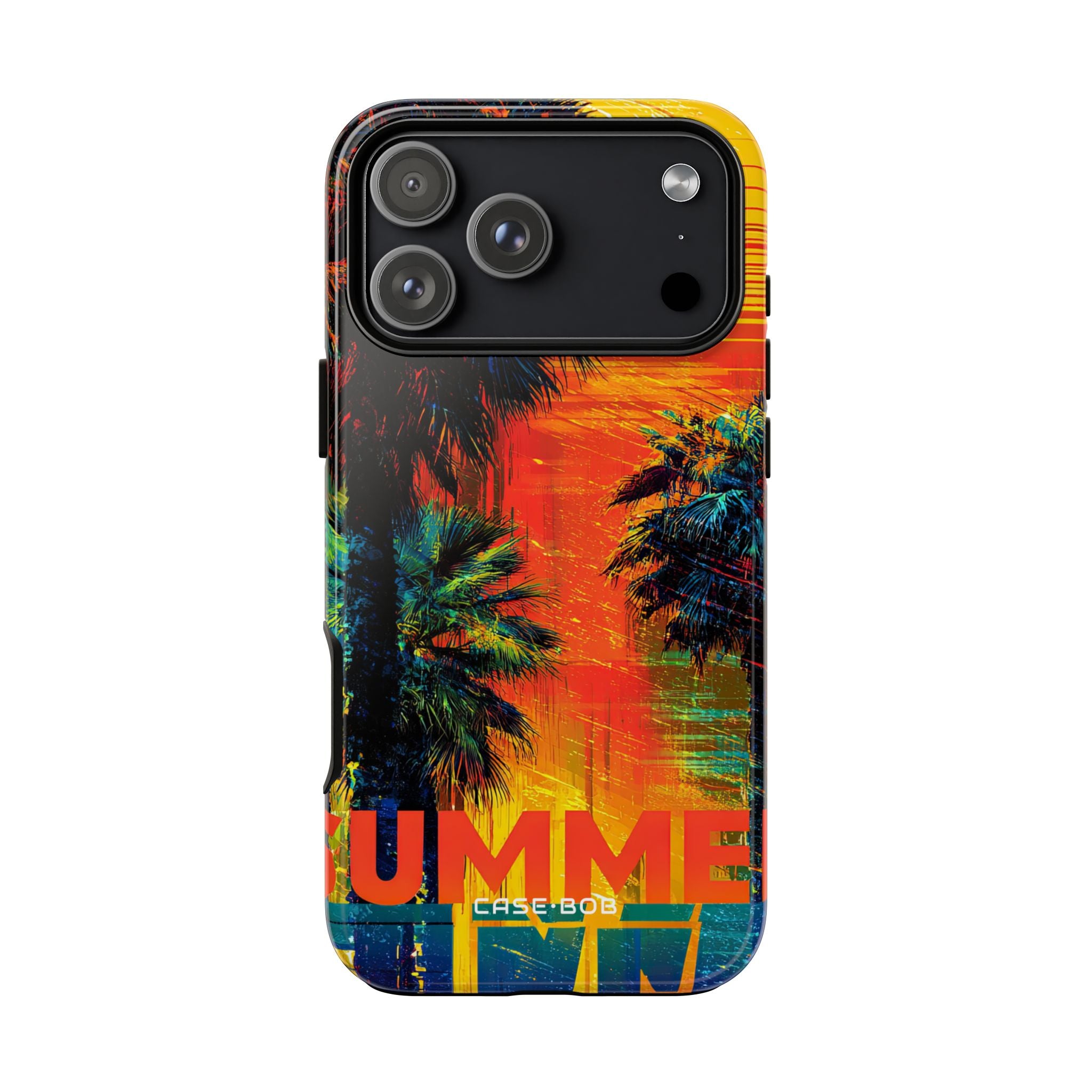 Tropical Sunburst iPhone 17 Pro Max Case - Tough - CASE•BOB