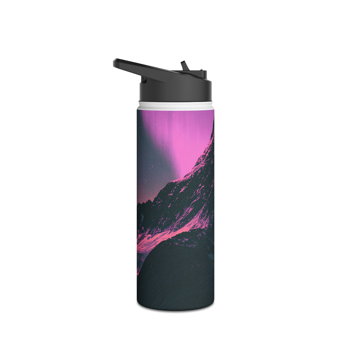 Arctic Aurora Summit · Insulated Water Bottle · Black