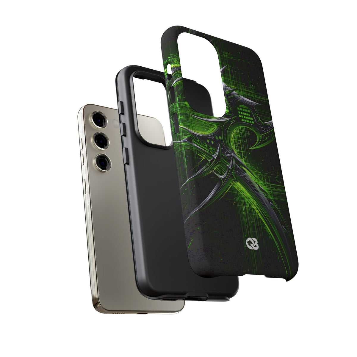 Cyber Sigil Grid · Tough Phone Case for Samsung · Green