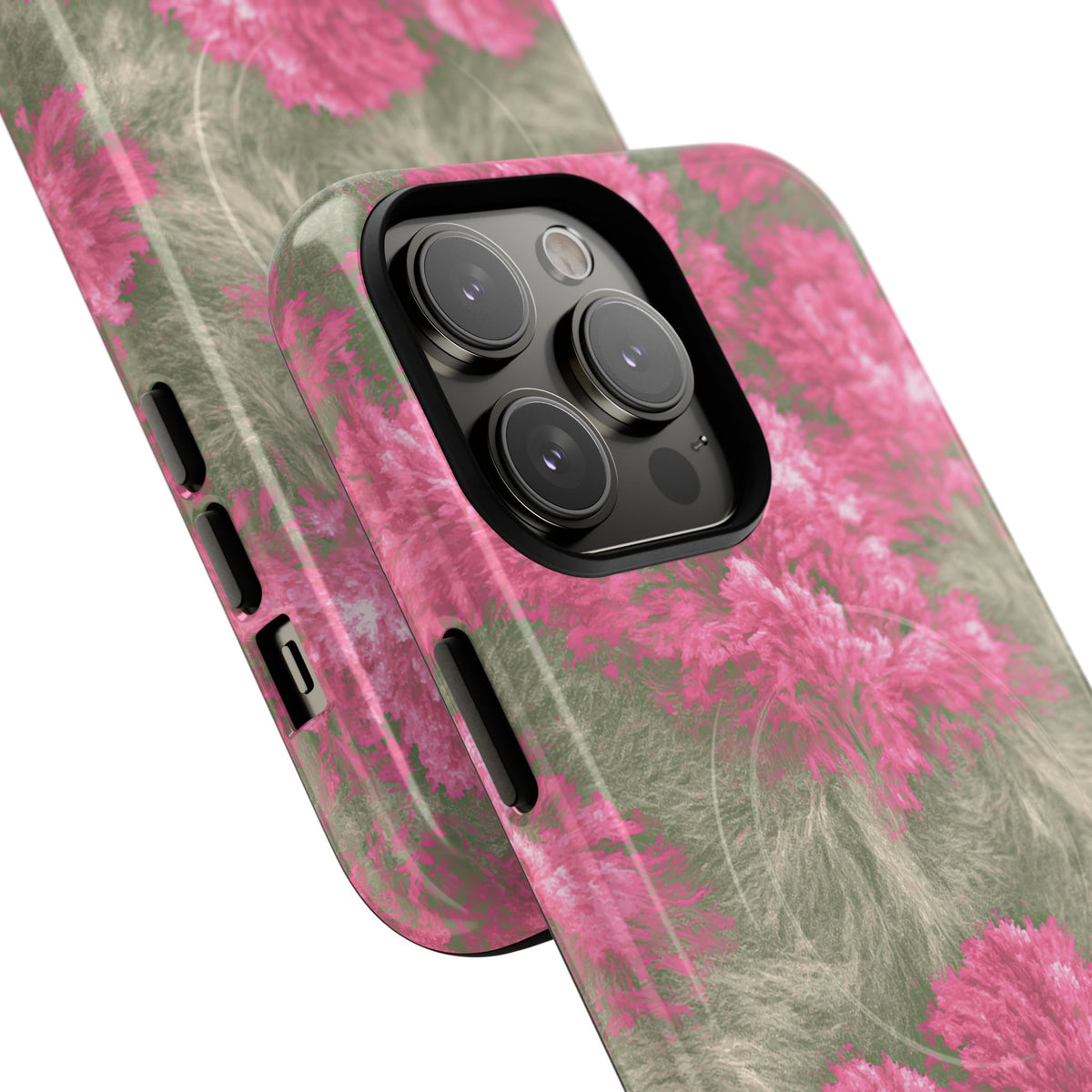 Digital Blossom · Tough 2.0 Magnetic Phone Case for iPhone · Pink