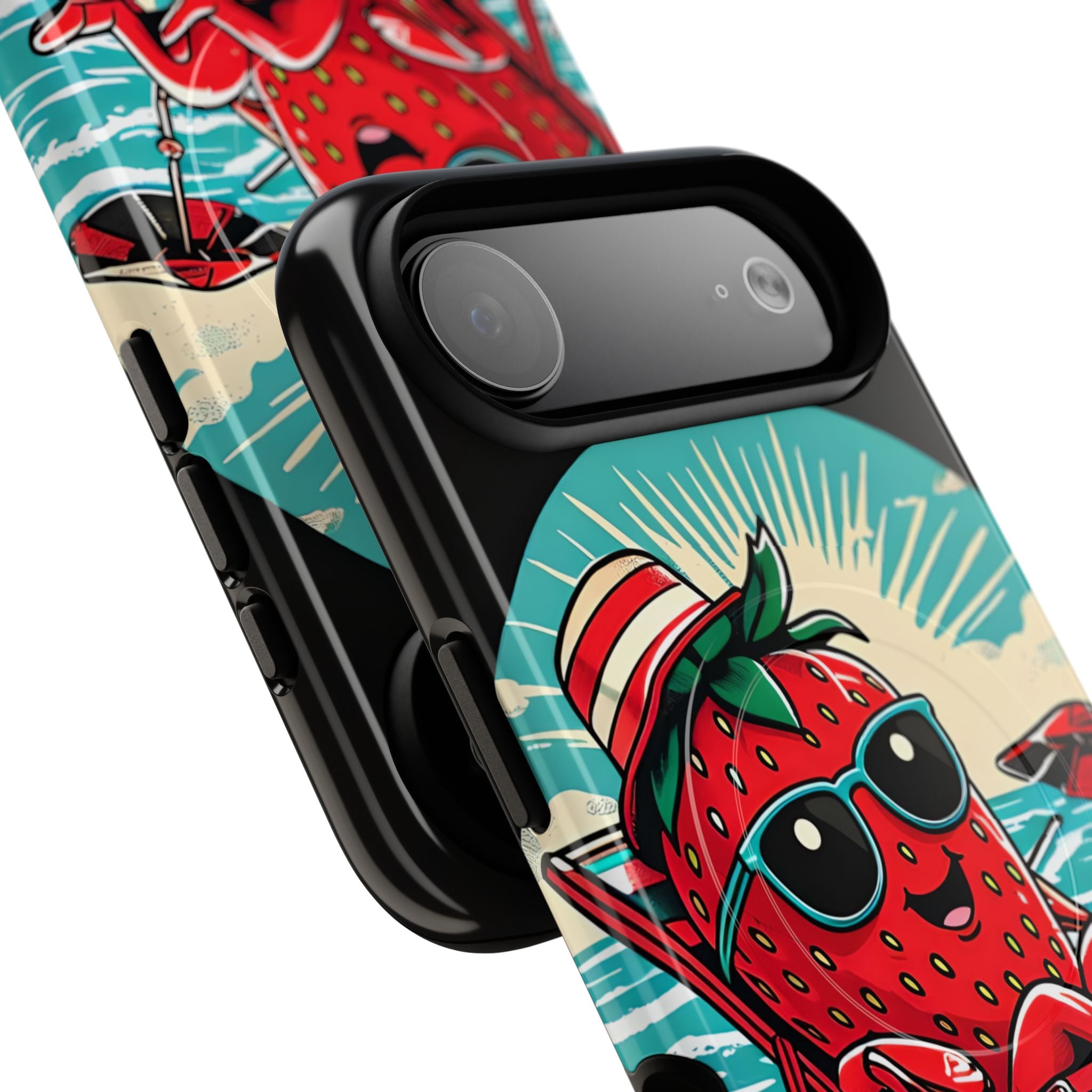 Retro Coastal Berry · Tough+ Hoesje voor iPhone · Magsafe