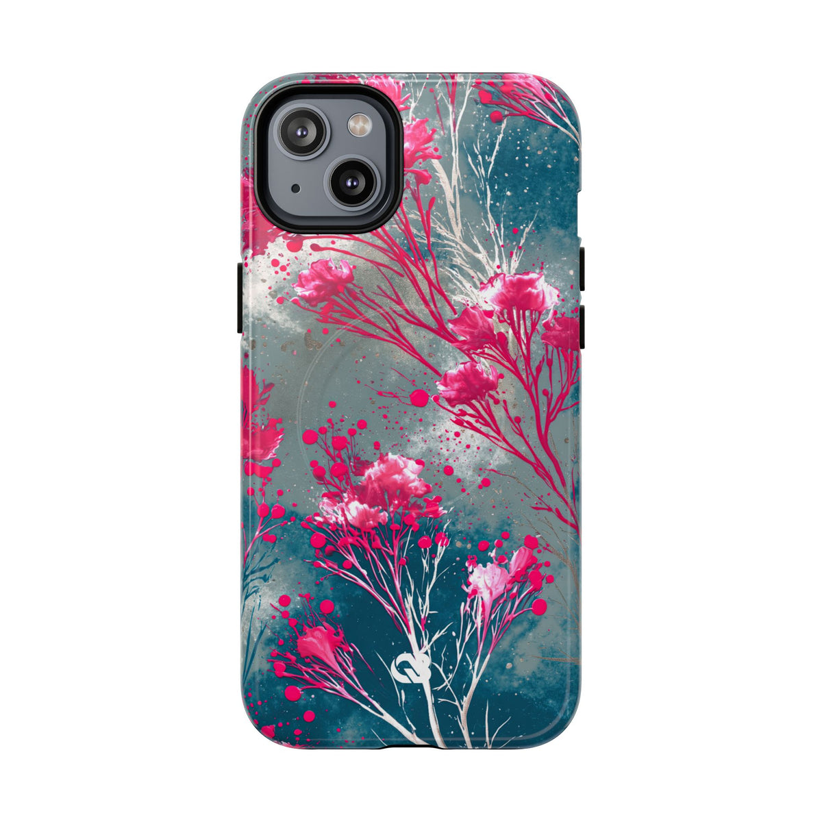 Cyber Blossom · Tough 2.0 Magnetic Phone Case for iPhone · Teal